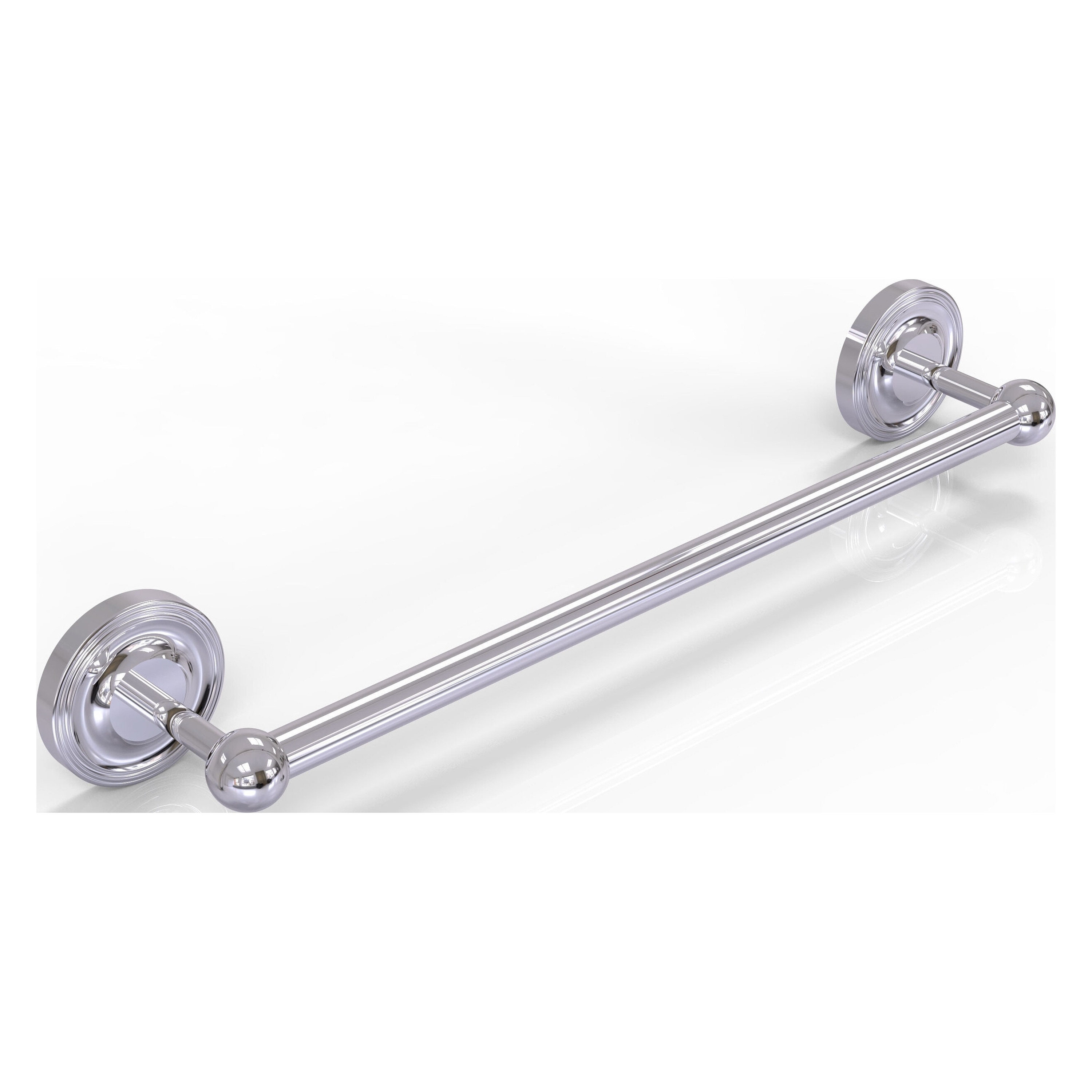 Allied Brass PR-41/18-PC Prestige Regal 18-in Polished Chrome Wall mount Single Towel Bar