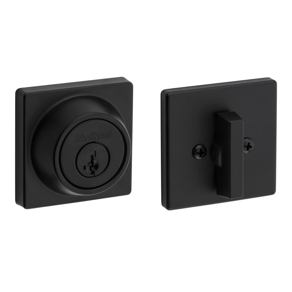 Kwikset 660SQT-514S.DS Signature Series Iron Black Single Cylinder Deadbolt with SmartKey