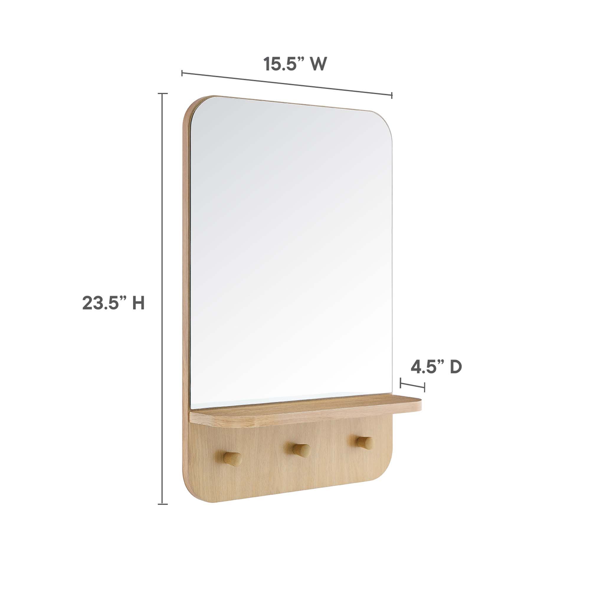 Modway EEI-6348-OAK Decor-Mirrors - View #3