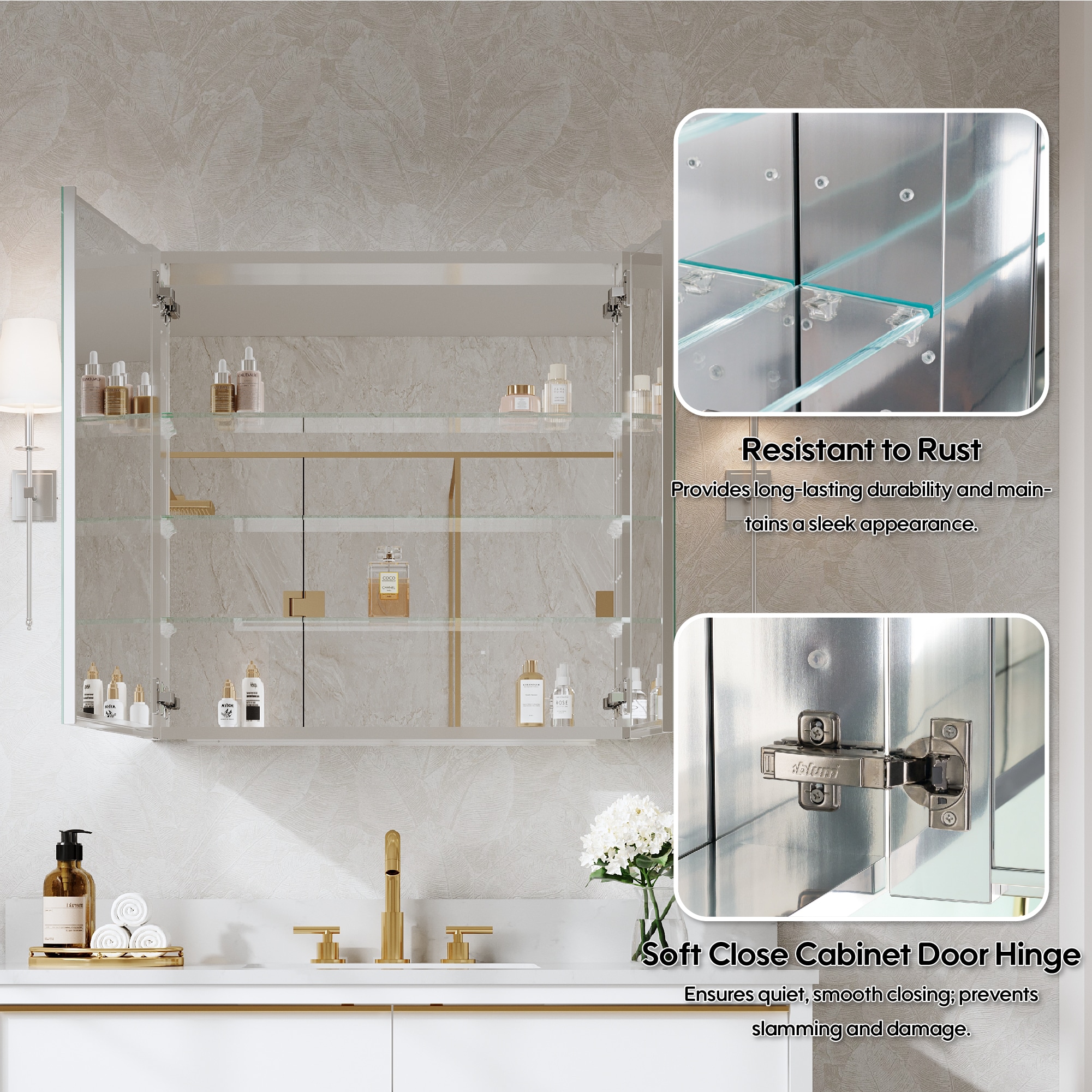 WELLFOR EX-20F4836 Bathroom-Medicine-Cabinets - View #6