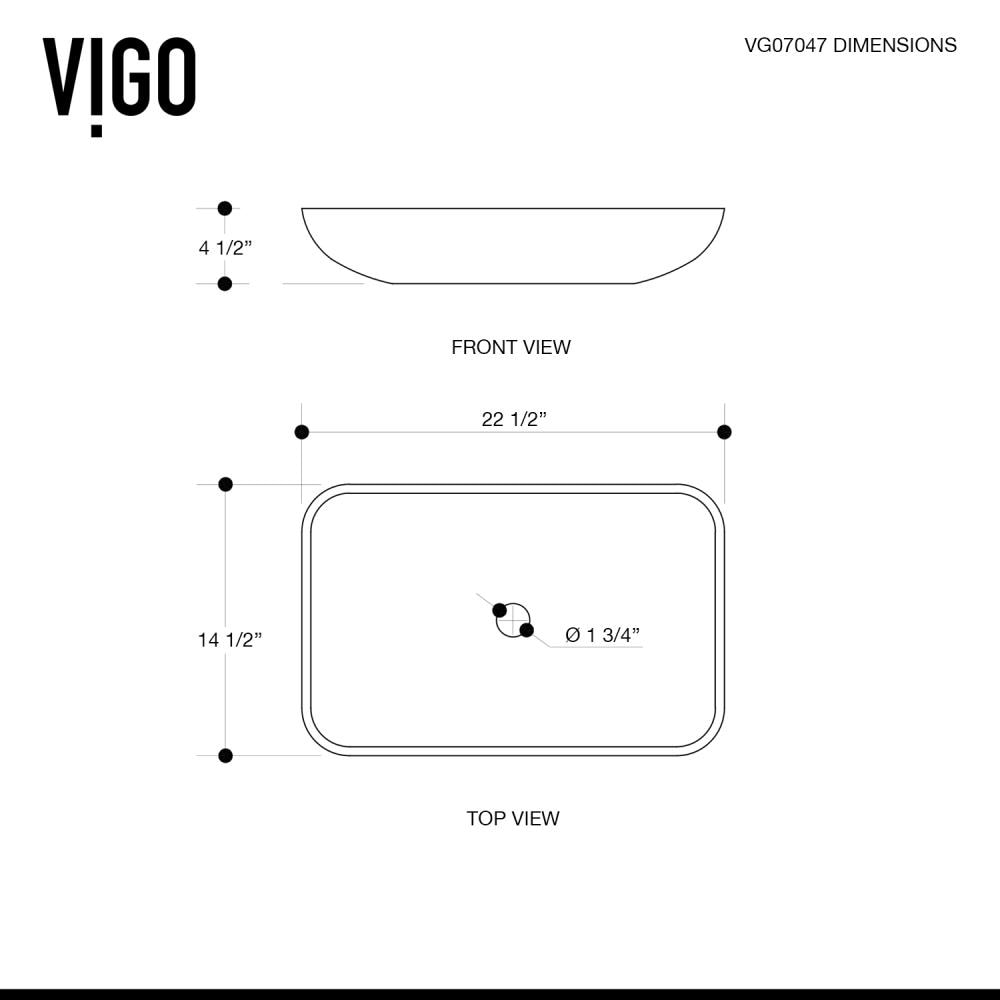 VIGO VGT009RBRCT Bath-Sink - View #9
