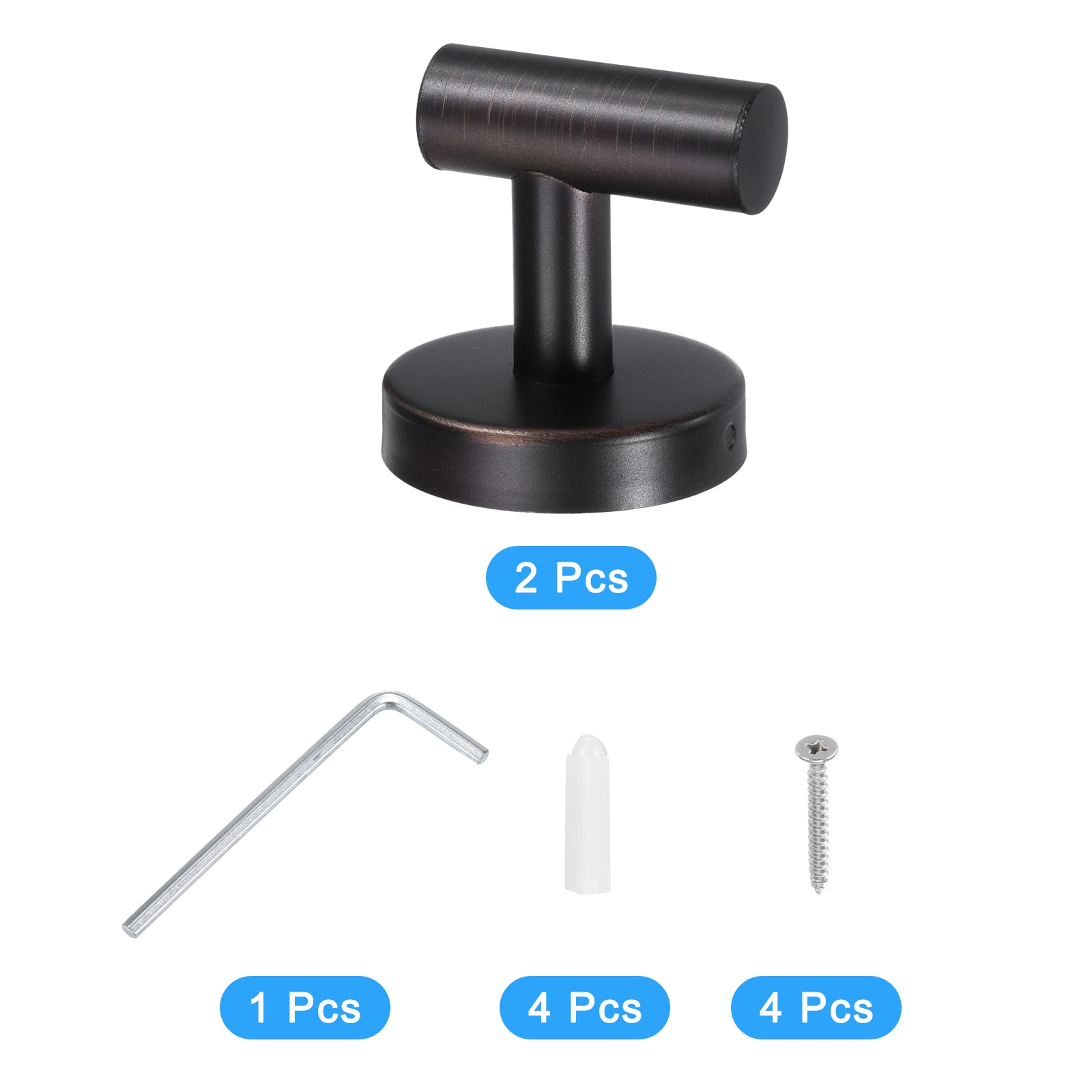 Unique Bargains S25072801UX1425 Robe-Hooks - View #3