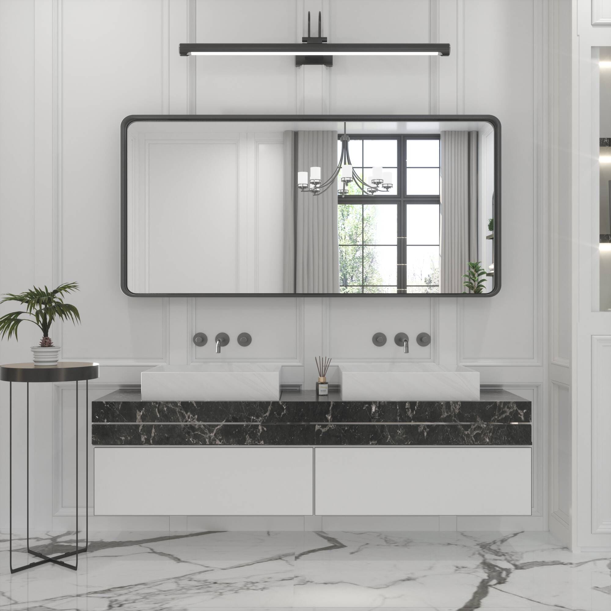 Keonjinn LW-JZ-JSKYJ-12160-BK Decor-Mirrors - View #2
