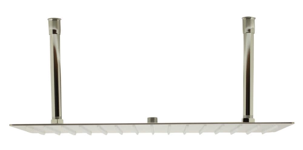 Ultra Thin Brushed Stainless Steel Ceiling Mounted Rain Shower Head