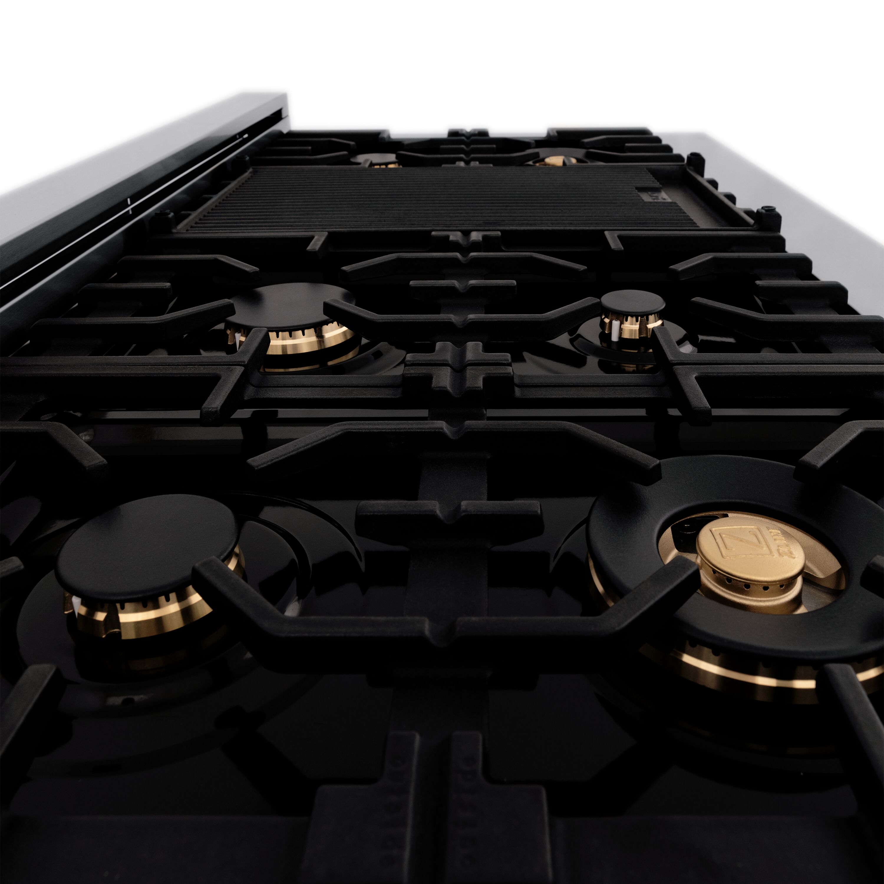 ZLINE KITCHEN & BATH RASZ-BLM-48-G Double-Dual-Fuel-Ranges - View #4