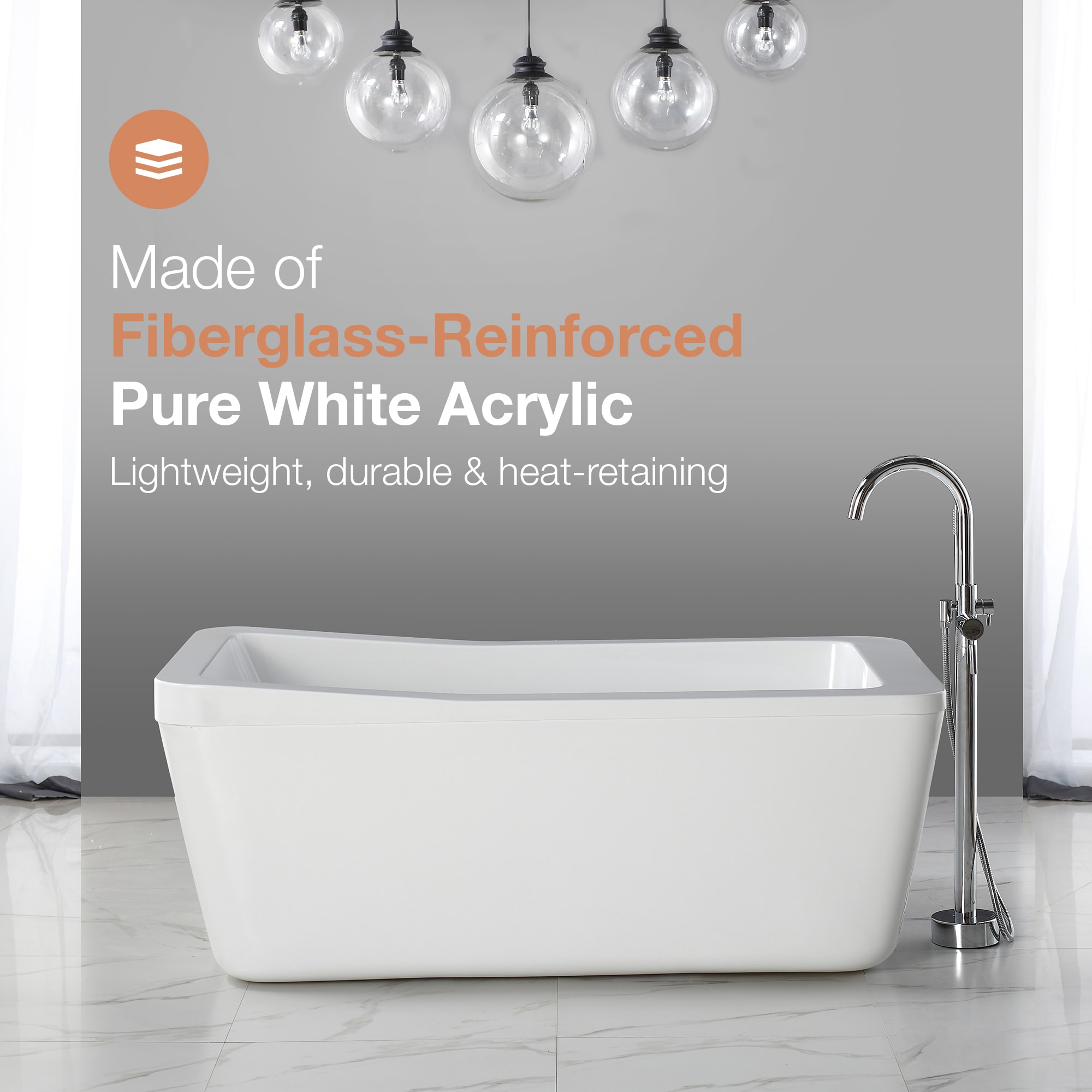 allen + roth MORGAN-60 bathtubs - View #7