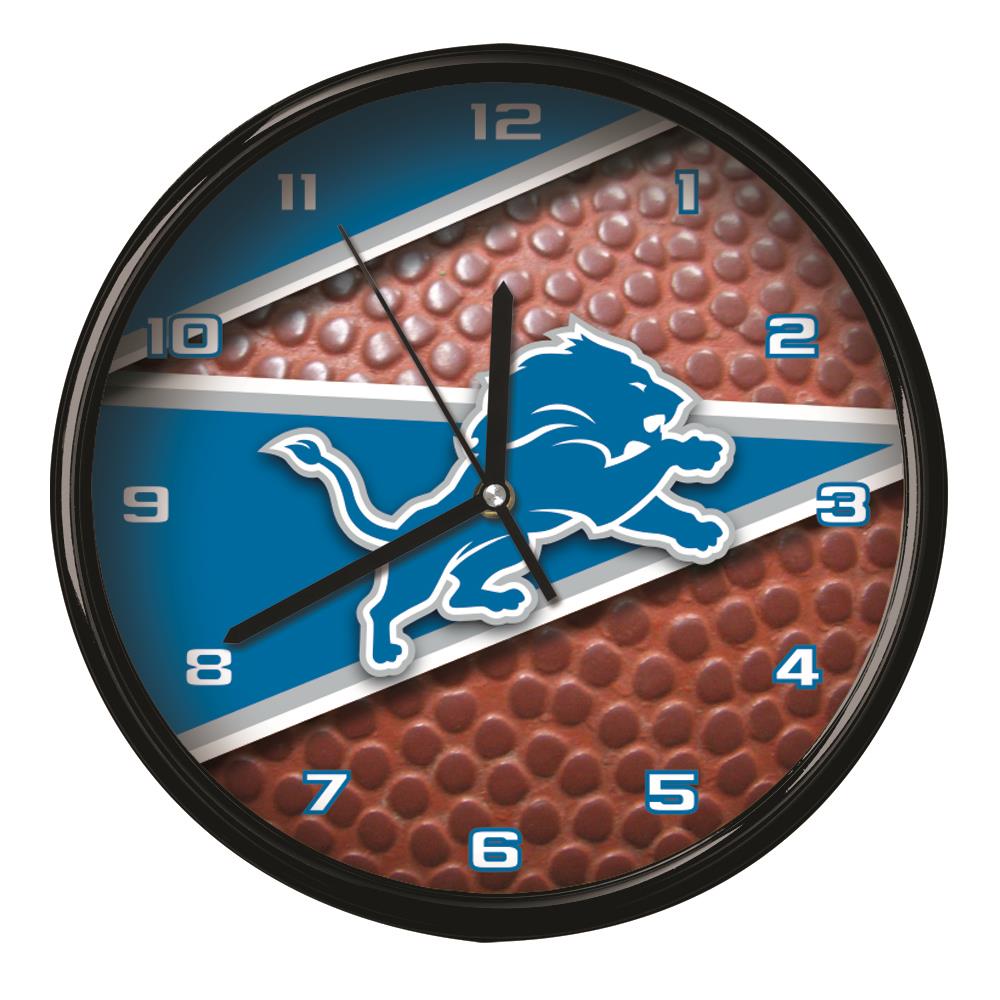 The Memory Company Detroit Lions NFL Analog Round Wall Classic in the ...