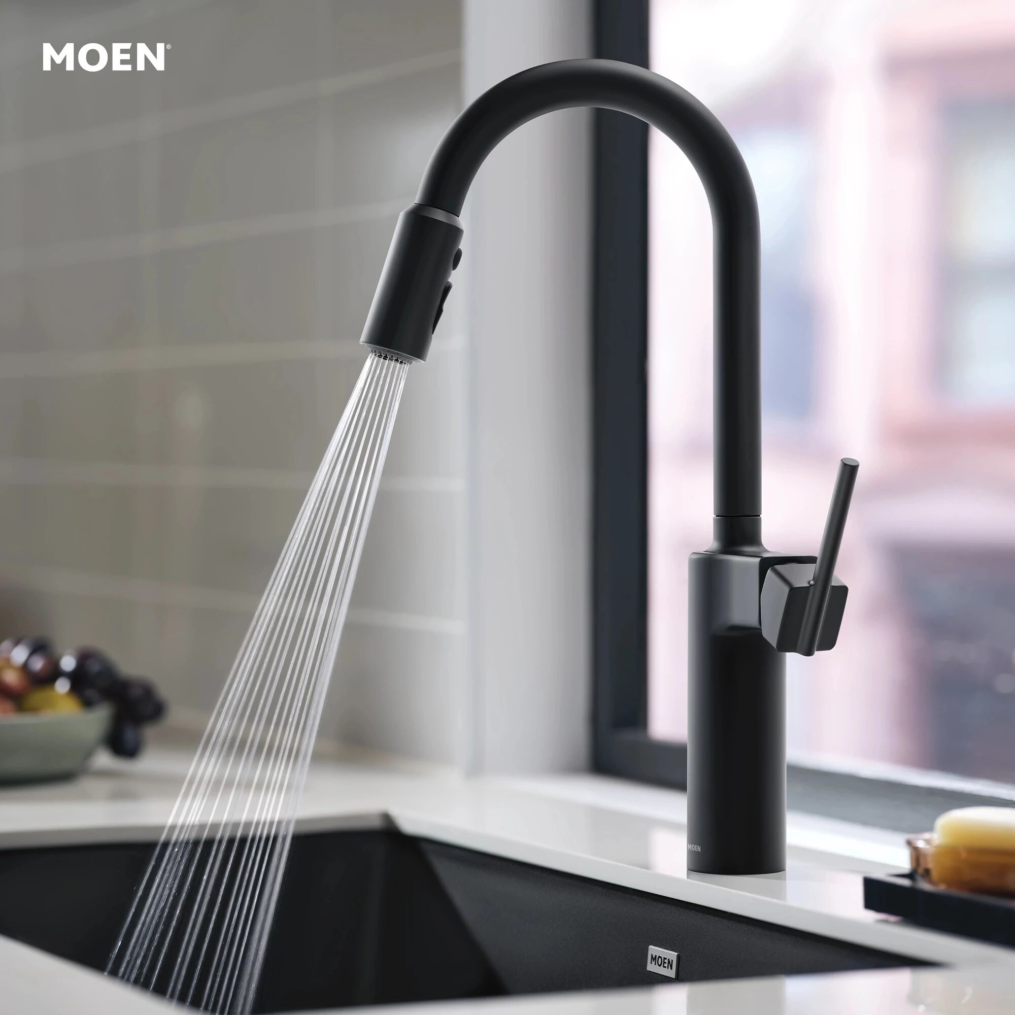 Moen 87463EWBL Kitchen-Faucets - View #3
