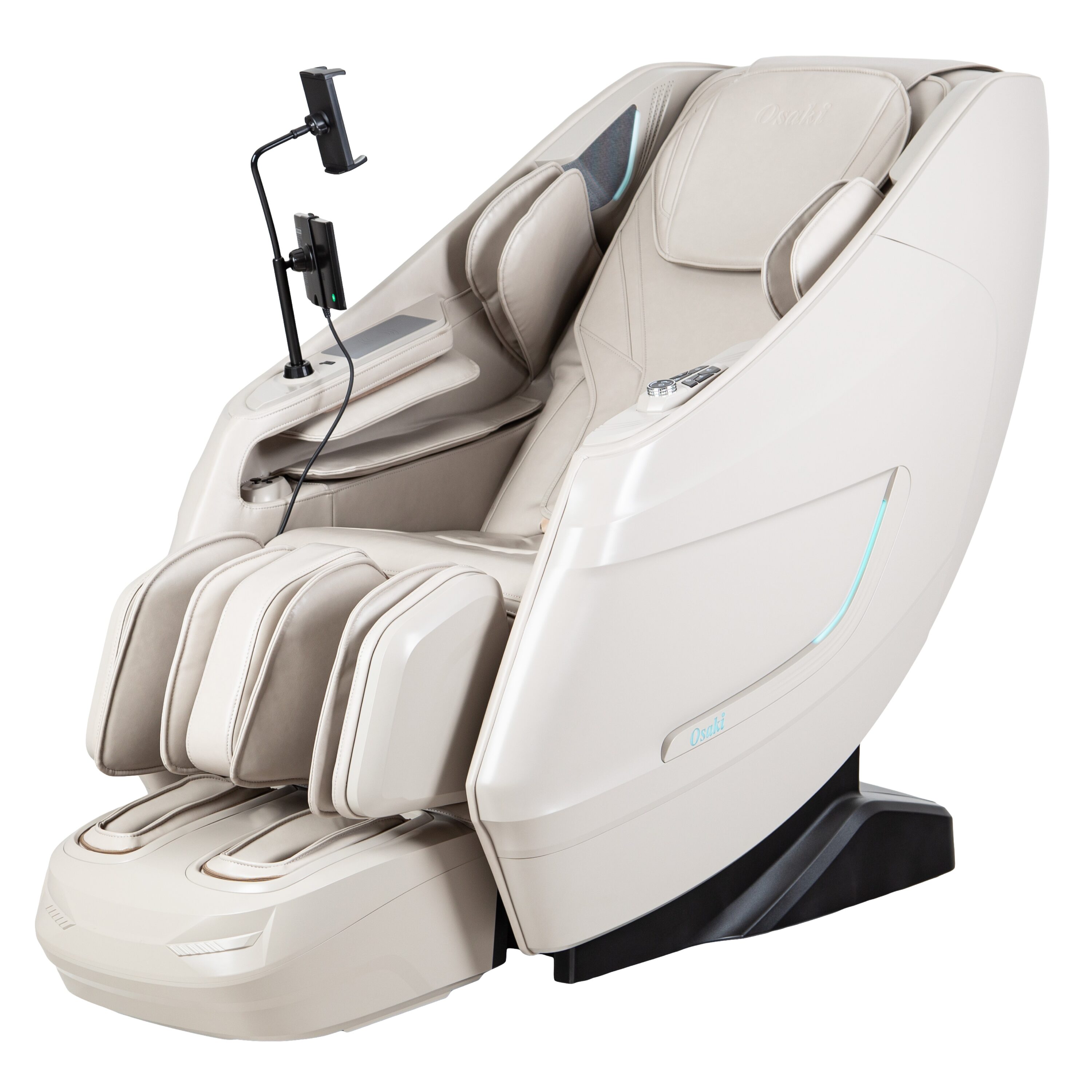 Osaki Virtus 4D+3D SL-Track Zero Gravity Full-Body Heated Faux Leather Powered Reclining Massage Chair
