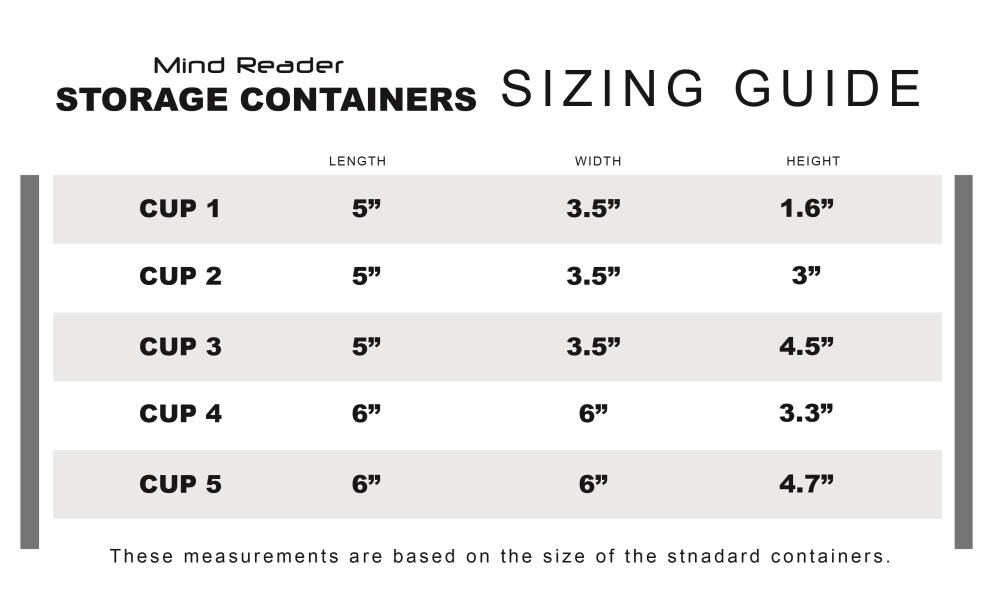 Mind Reader POLYSET7-BLK Food-Storage-Containers - View #7