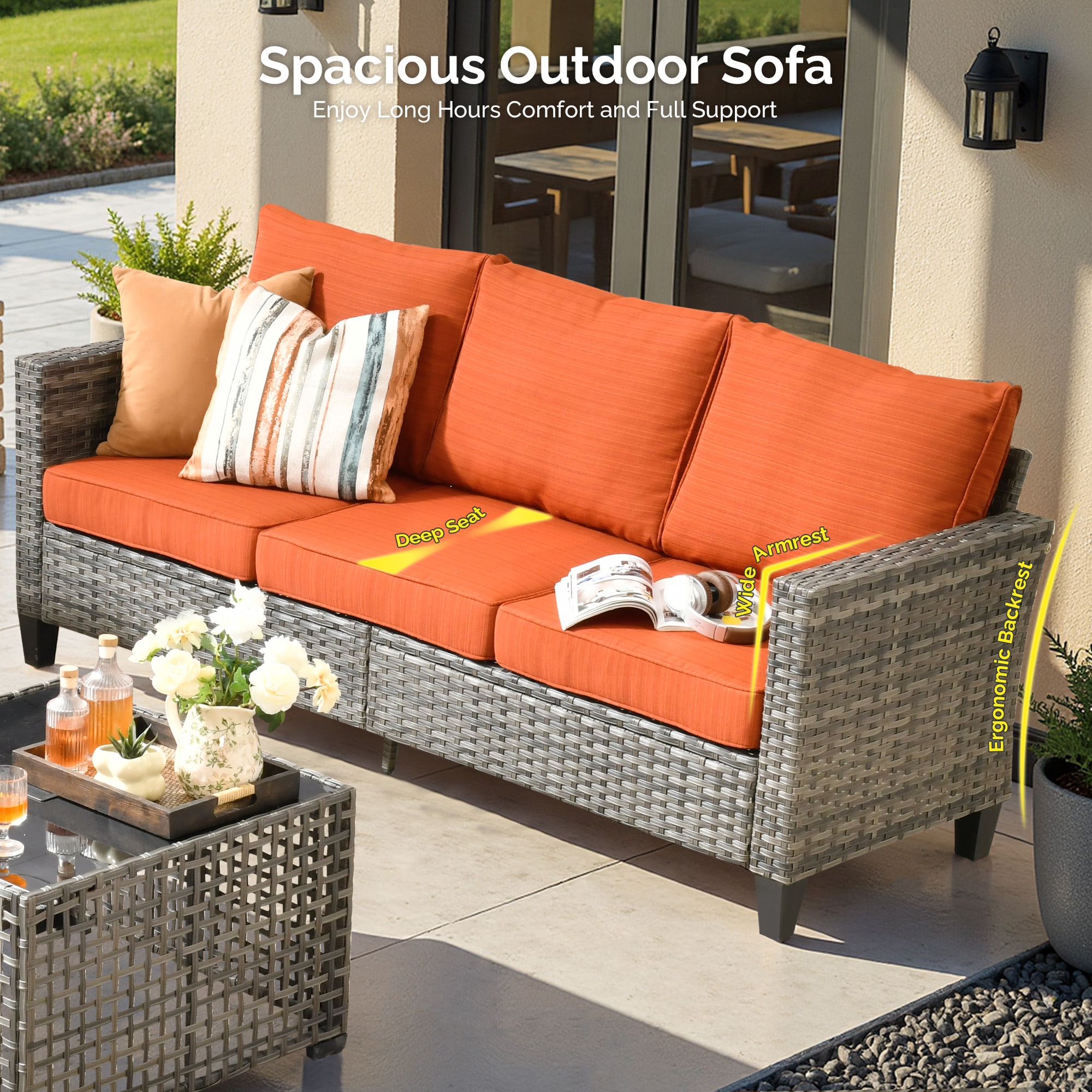 Caodoc L5-CFP03-GRS806 Patio-Sofas-Daybeds - View #2