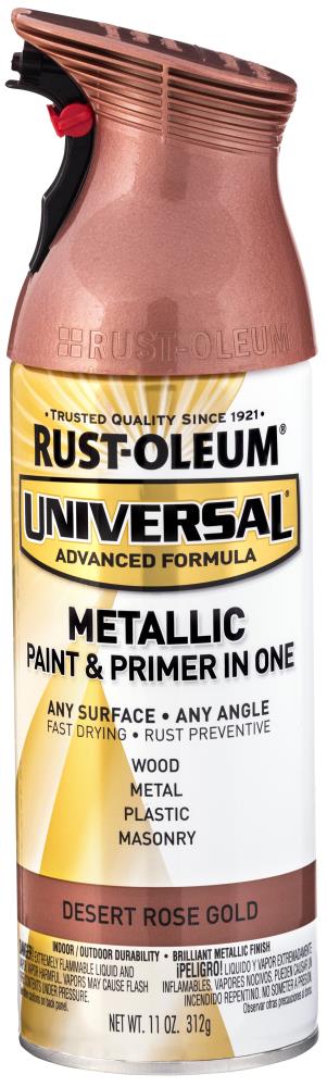 Stops Rust 6-Pack Gloss Rose Gold Metallic Spray Paint (NET Wt. 11-oz)