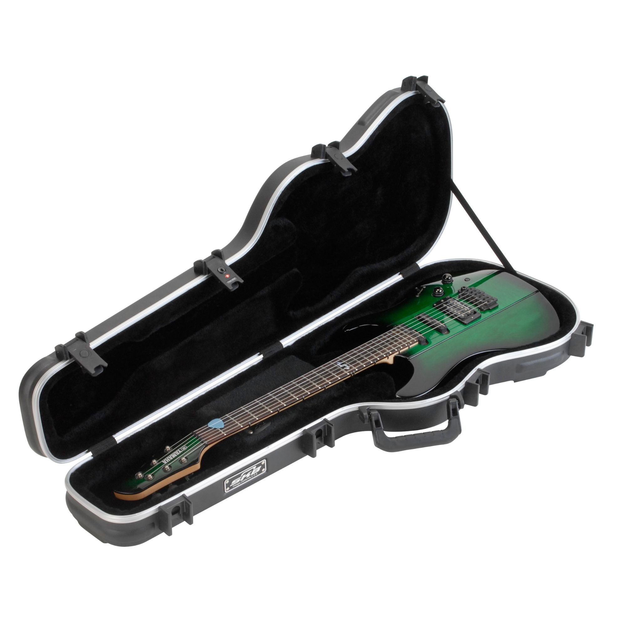 SKB  Cases Standard Electric Guitar Shaped Case with TSA Recognized Locking Latch