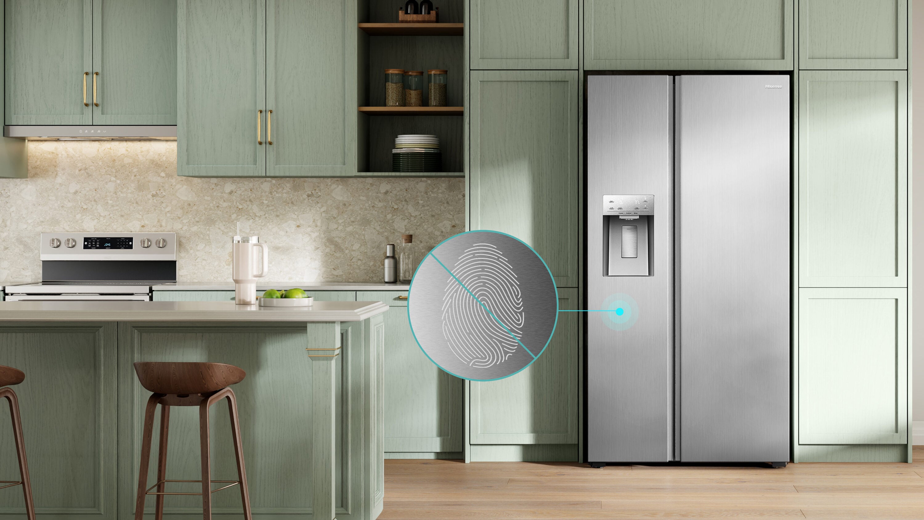 Hisense HRS290P5FSE Side-By-Side - View #11