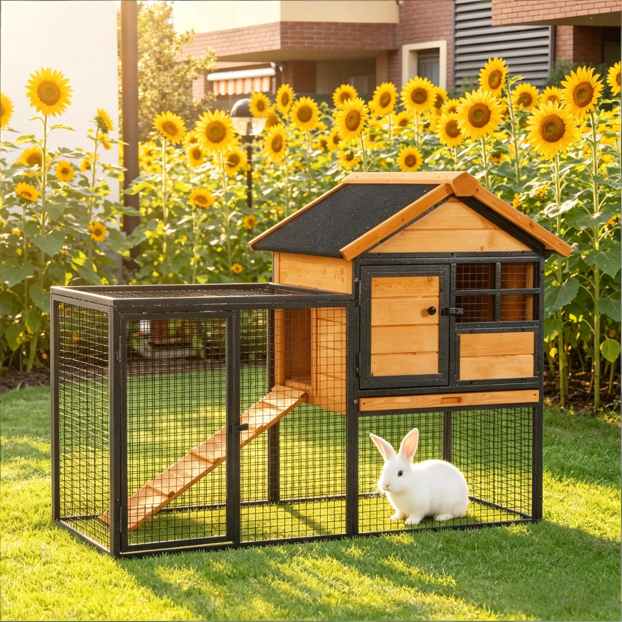 Tinyhomie LW-Y-OR-8447 Chicken-Coops-Rabbit-Hutches - View #2