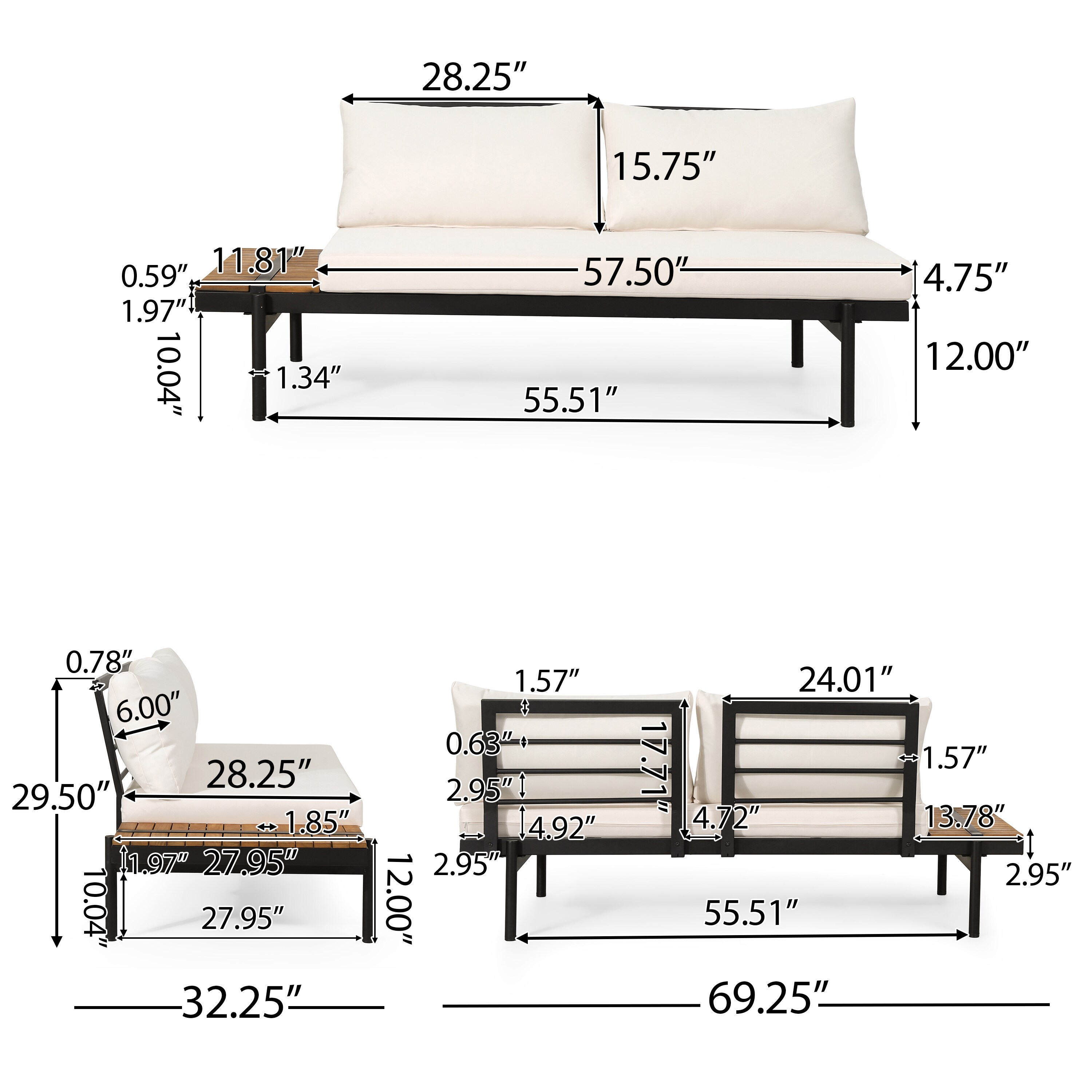 Best Selling Home Decor 314762 Patio-Conversation-Sets - View #3