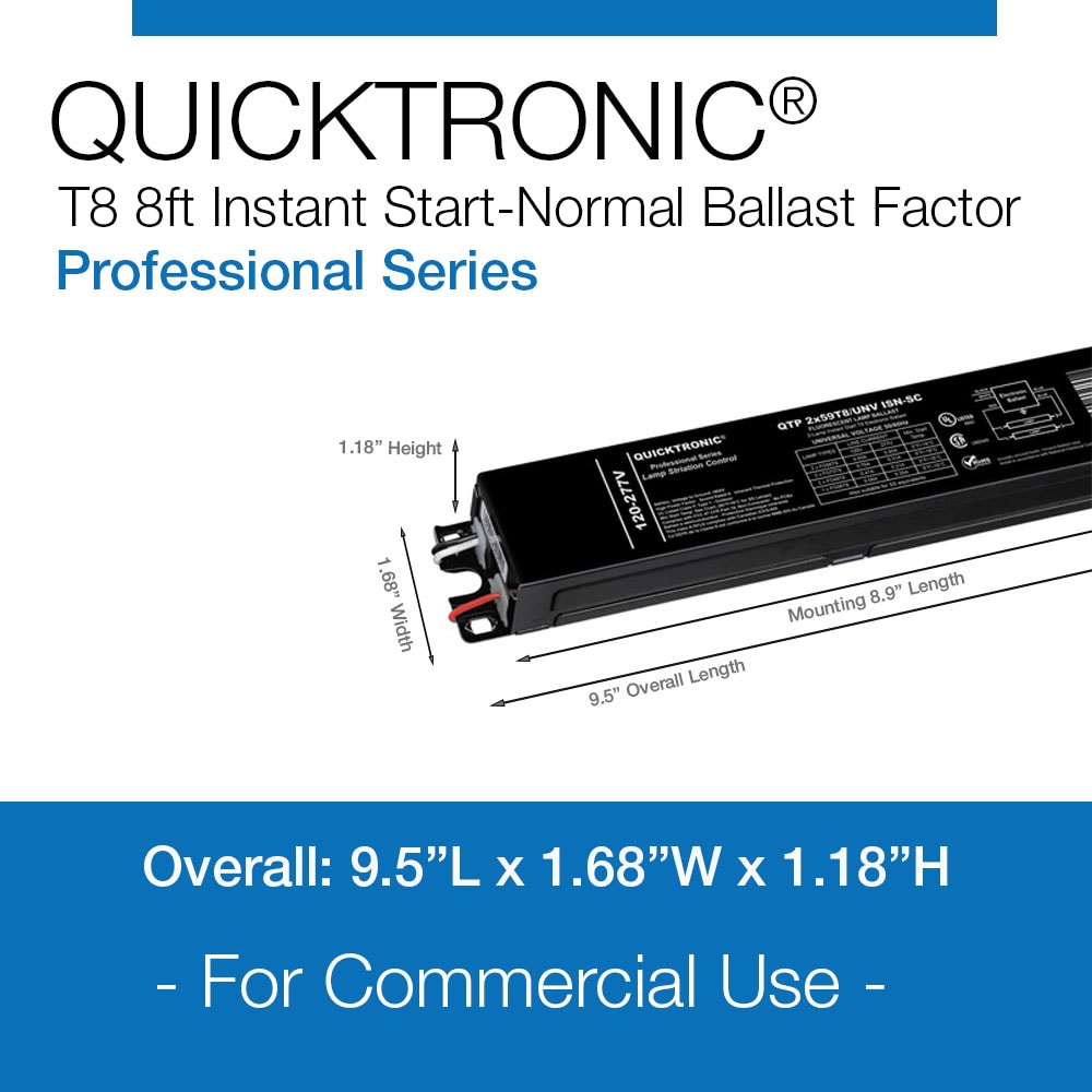 QUICKTRONIC QTP2X59T8UNVISNEB J4 Fluorescent-Lighting-Ballasts - View #4