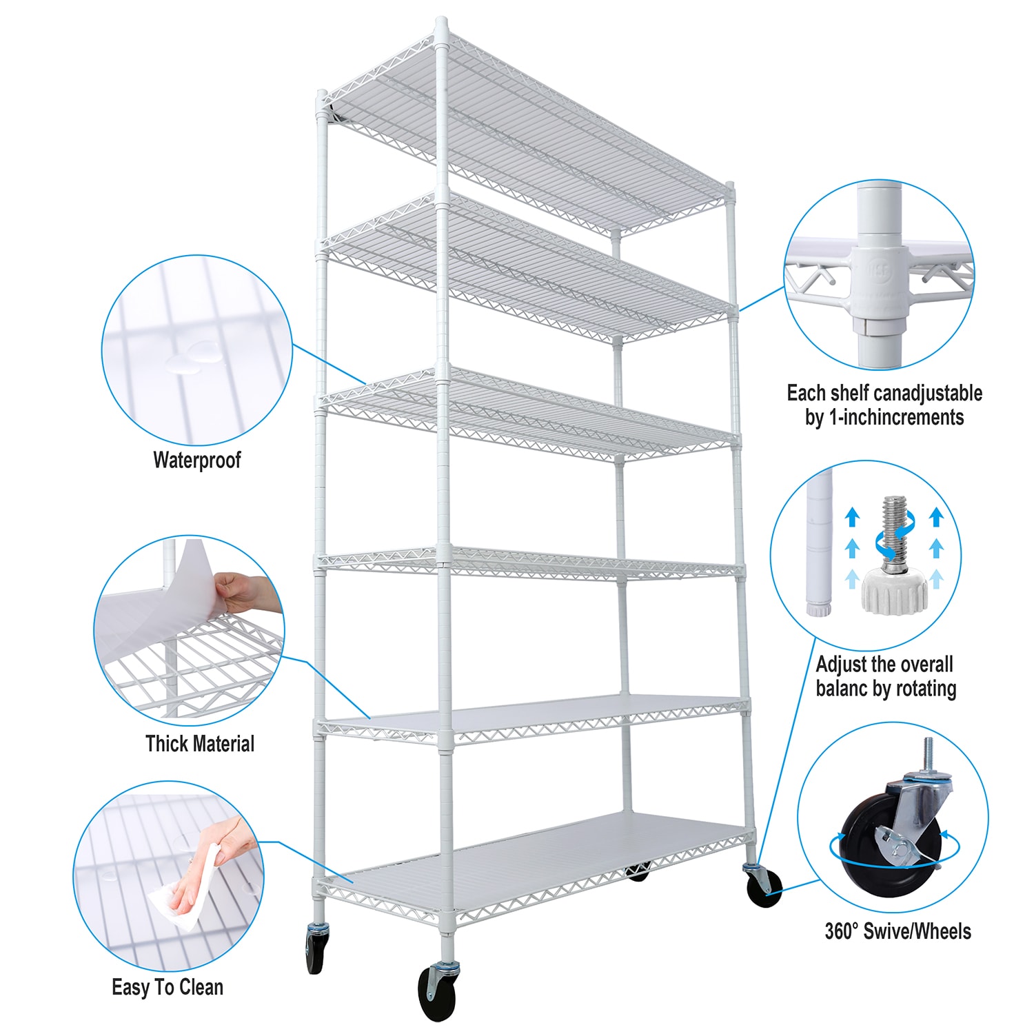 GZMR GZ-W27221 Free-Standing-Shelving - View #4