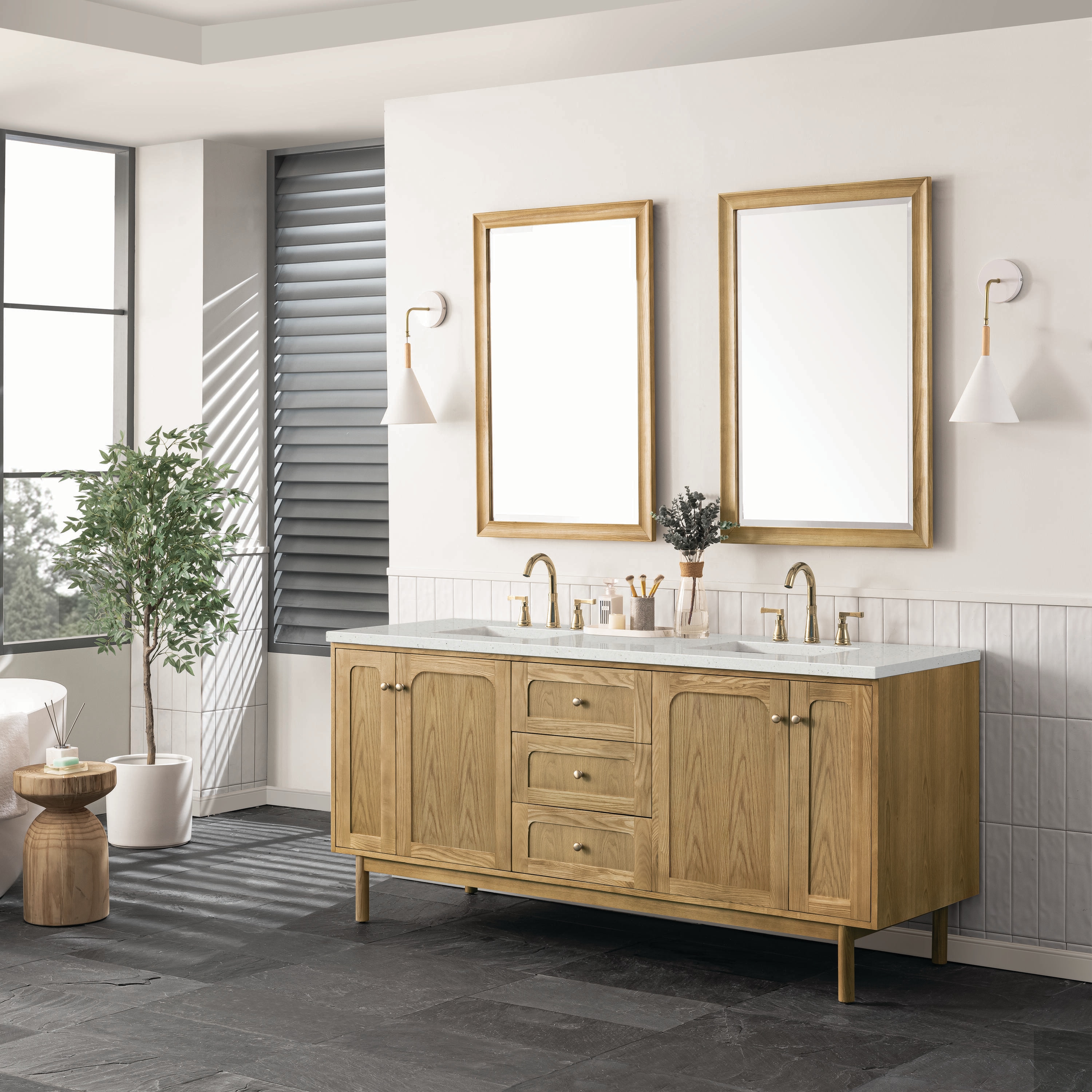 James Martin Vanities 545-V72-LNO-3LDL Bath-Vanity-Combo - View #4