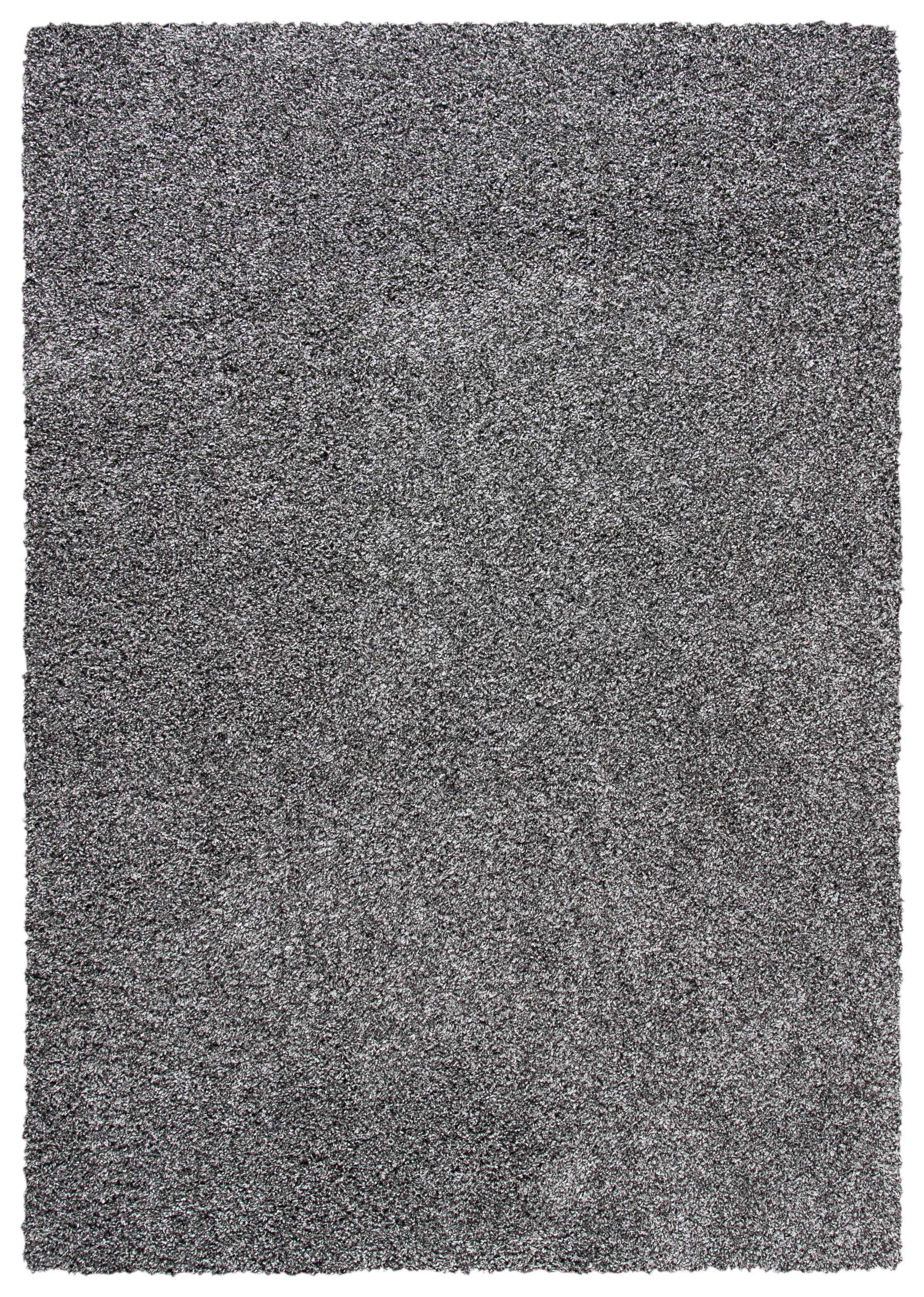 Safavieh EVO520G-3 Evolution Shag 3 x 5 (ft) Loomed Polypropylene Dark Gray Rectangular Indoor Solid Throw rug