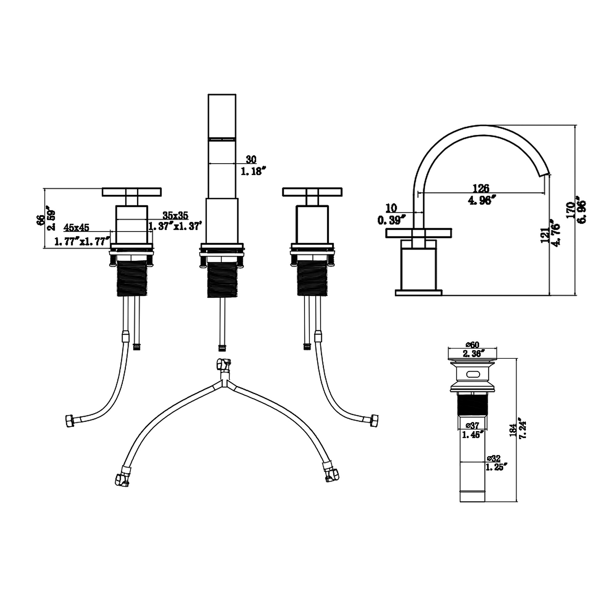 Mondawe MD1520BN Lavatory-Faucets - View #7