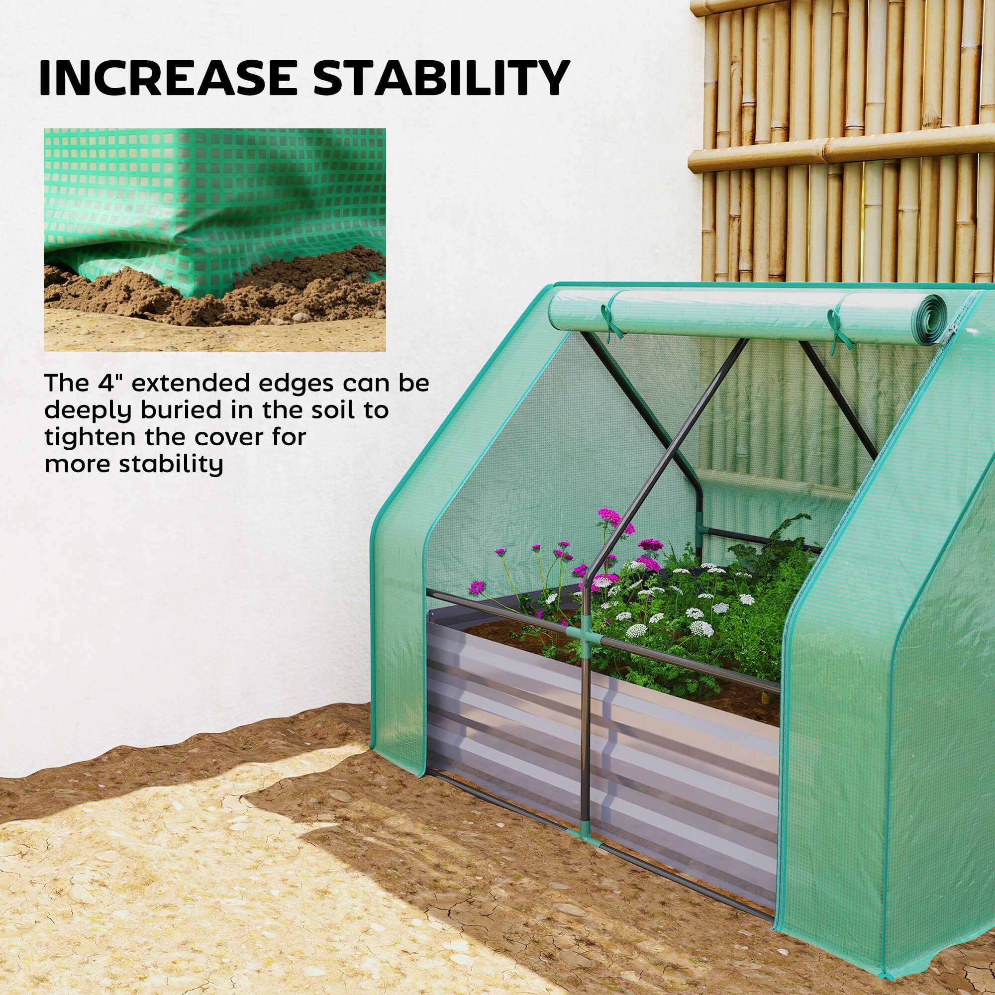 Outsunny 845-520V04GN Raised-Garden-Beds - View #4