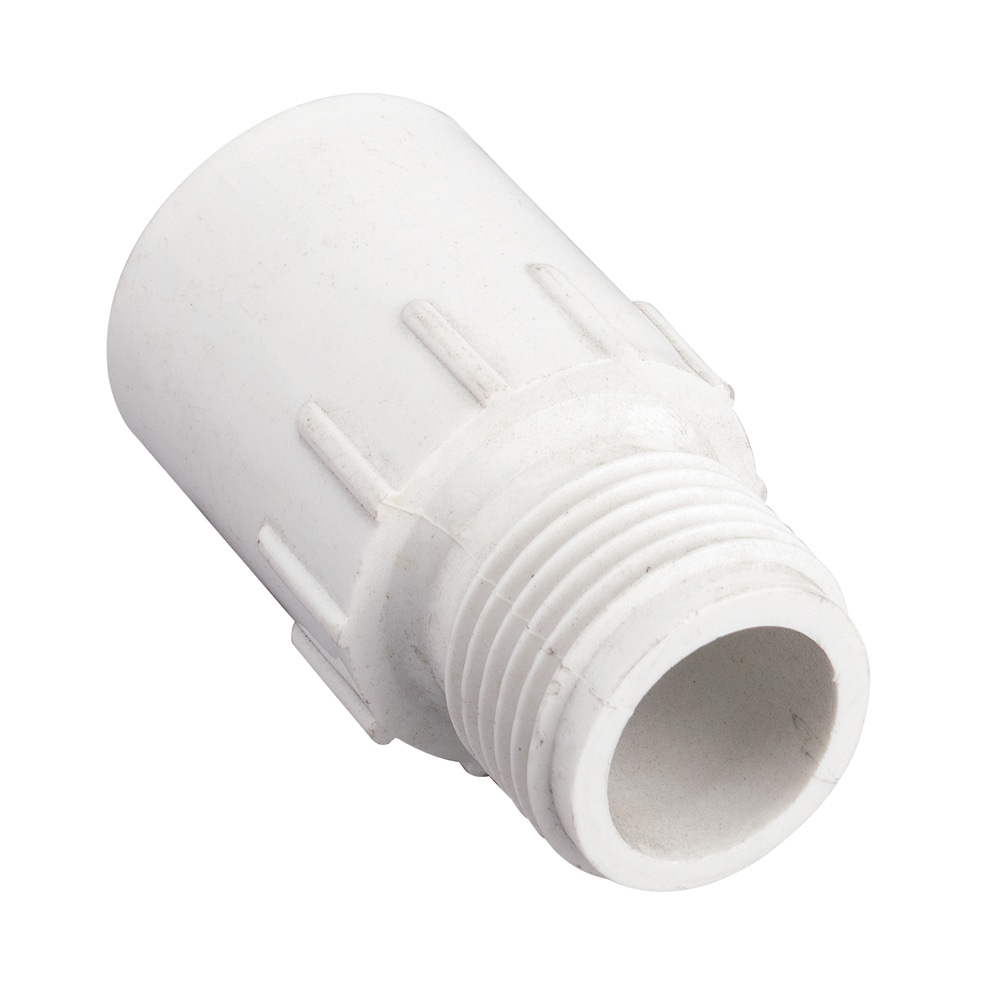 Orbit 3/4-in Schedule 40 PVC Adapter in the PVC Pipe & Fittings department  at