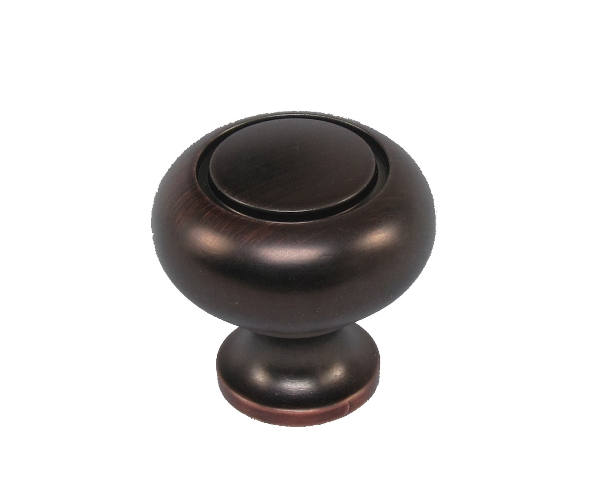 Style Selections D1733ABZ Aged bronze Round Traditional Cabinet Knob