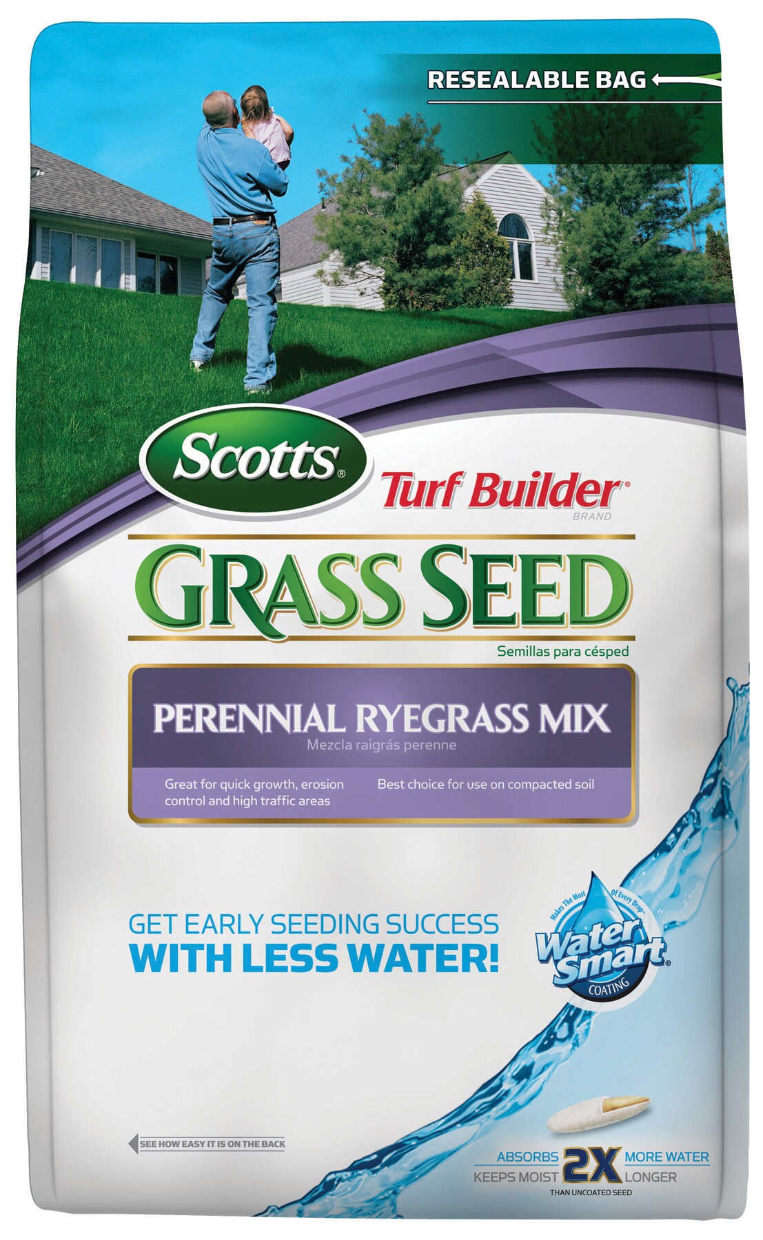 Scotts 18163 Turf Builder 7-lb Annual ryegrass Grass Seed