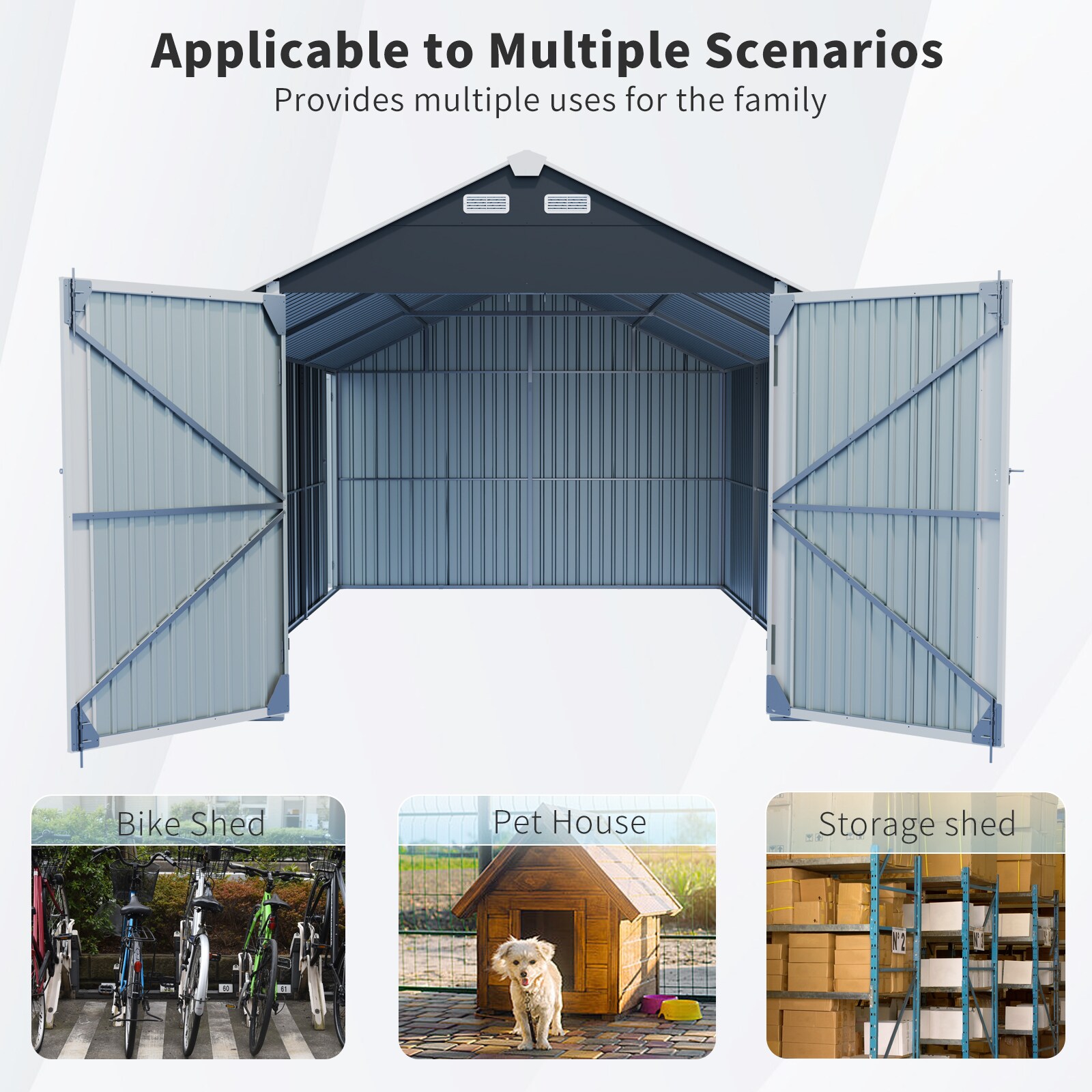 Mondawe MO-WWC-09822 Metal-Storage-Buildings-Sheds - View #9