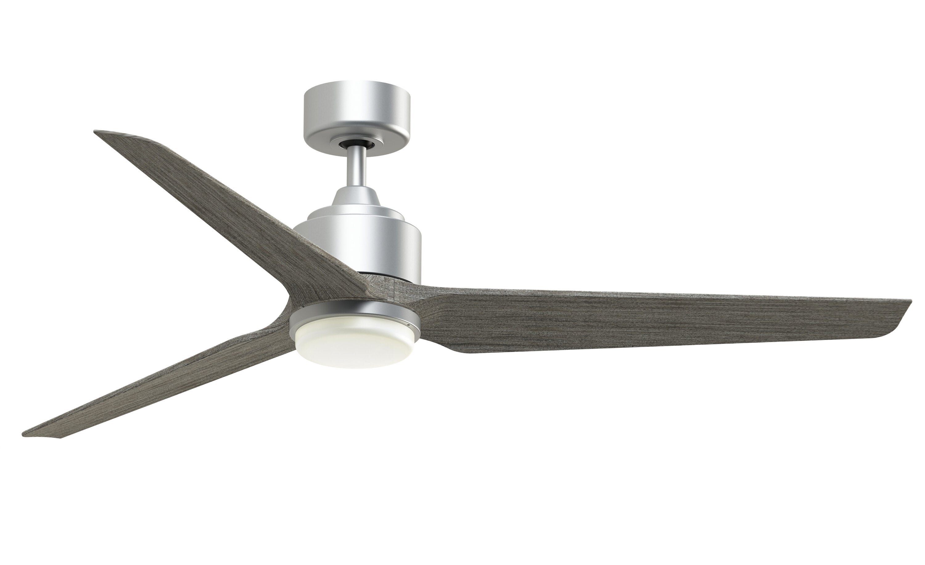 Hinkley Collier 54-in Matte Black with Walnut Blades Integrated LED Indoor Smart Ceiling Fan with Light and Remote (4-Blade) 903254FMB-LID Sansujyuku sansujyuku.com