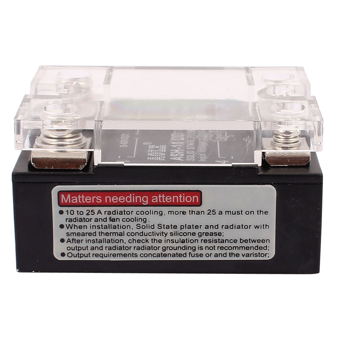 Unique Bargains ASH-10DD 4-32VDC to 5-250VDC 10A Single Phase Solid ...