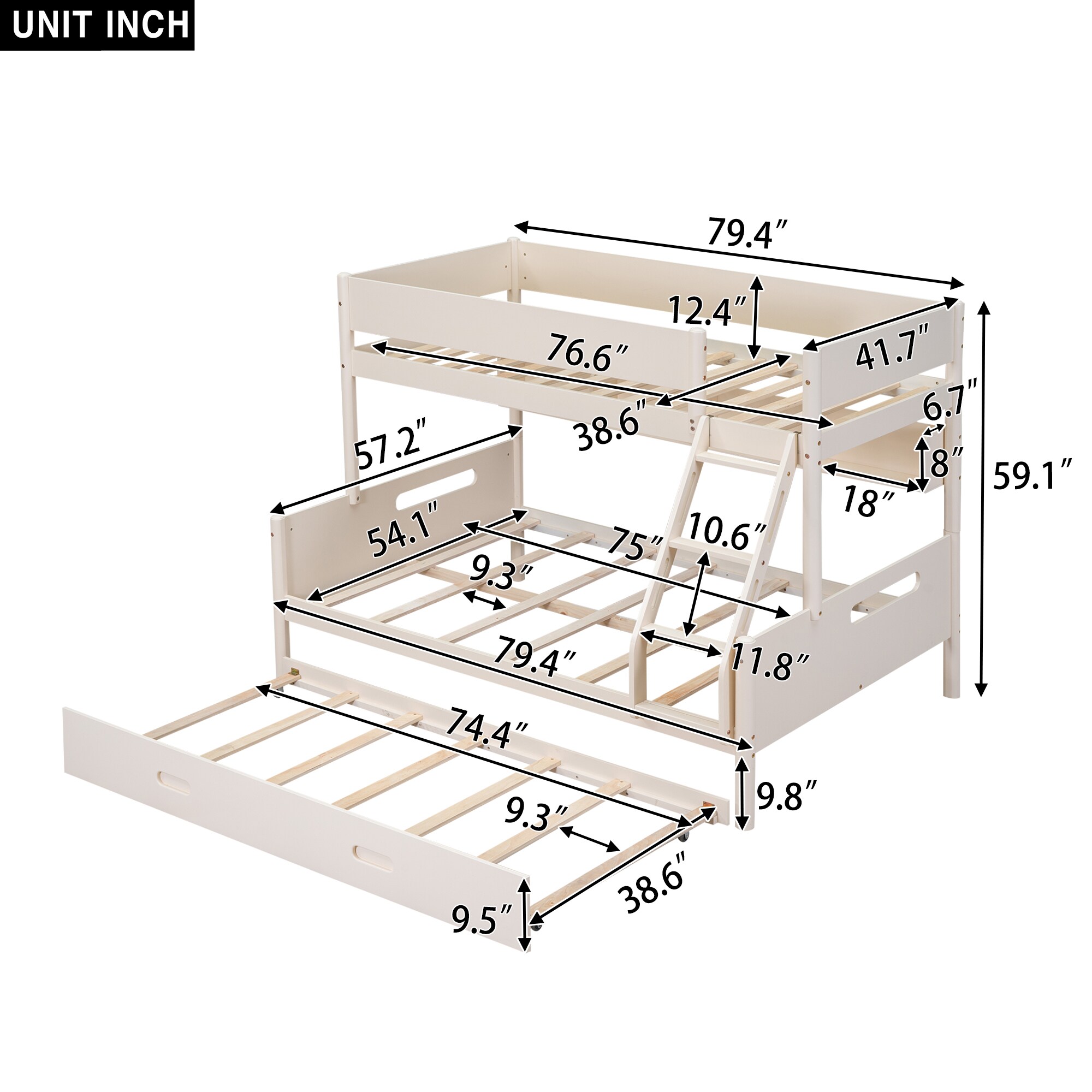Qualler BEW000408K Bunk-Beds - View #10