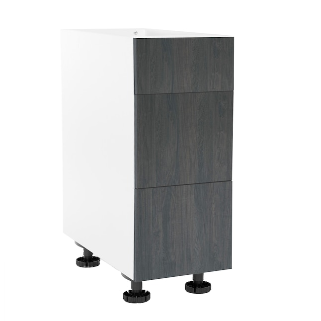 Cambridge 18-in W x 34.5-in H x 24-in D Carbon Marine Wood Engineered Wood Drawer Base Stock Cabinet Cambridge 18-in W x 34.5-in H x 24-in D Carbon Marine Wood Engineered Wood Drawer Base Stock Cabinet