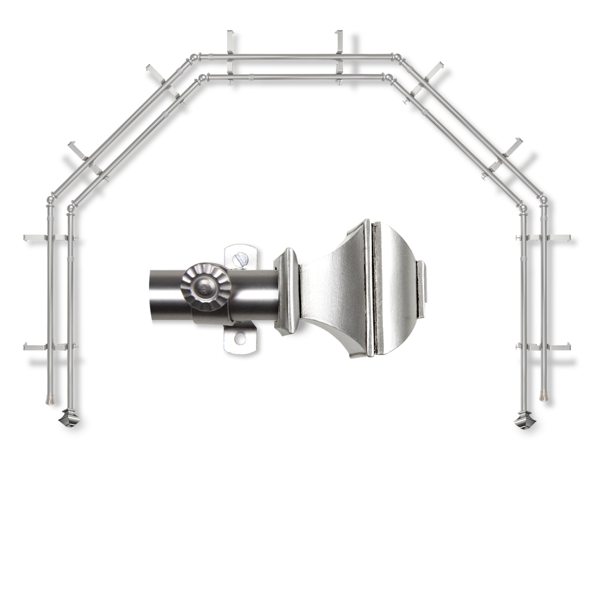 Hart & Harlow L-5BAY-82-5D Curtain-Rods - View #2