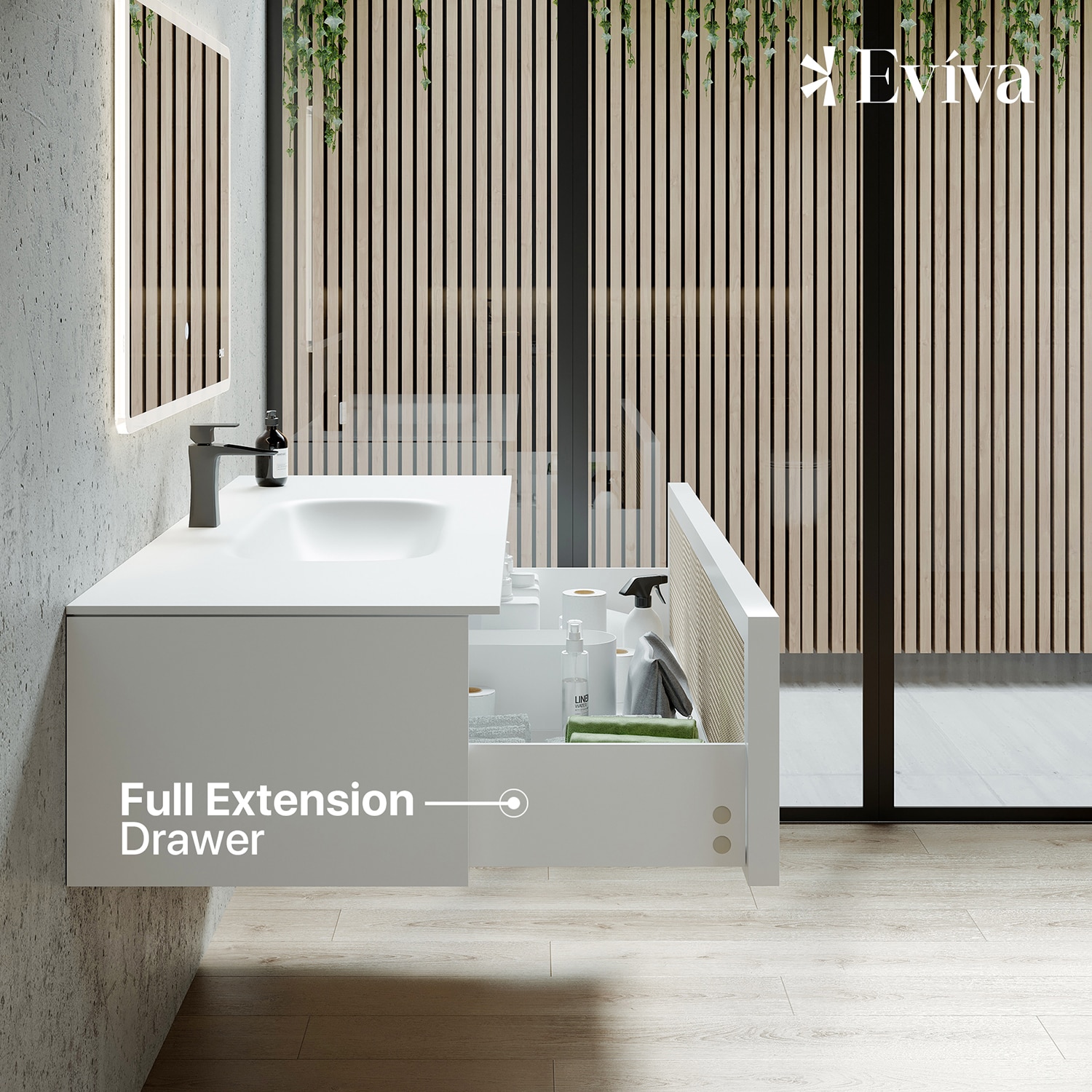 Eviva EVVN116-44NOK/WH Bath-Vanity-Combo - View #5