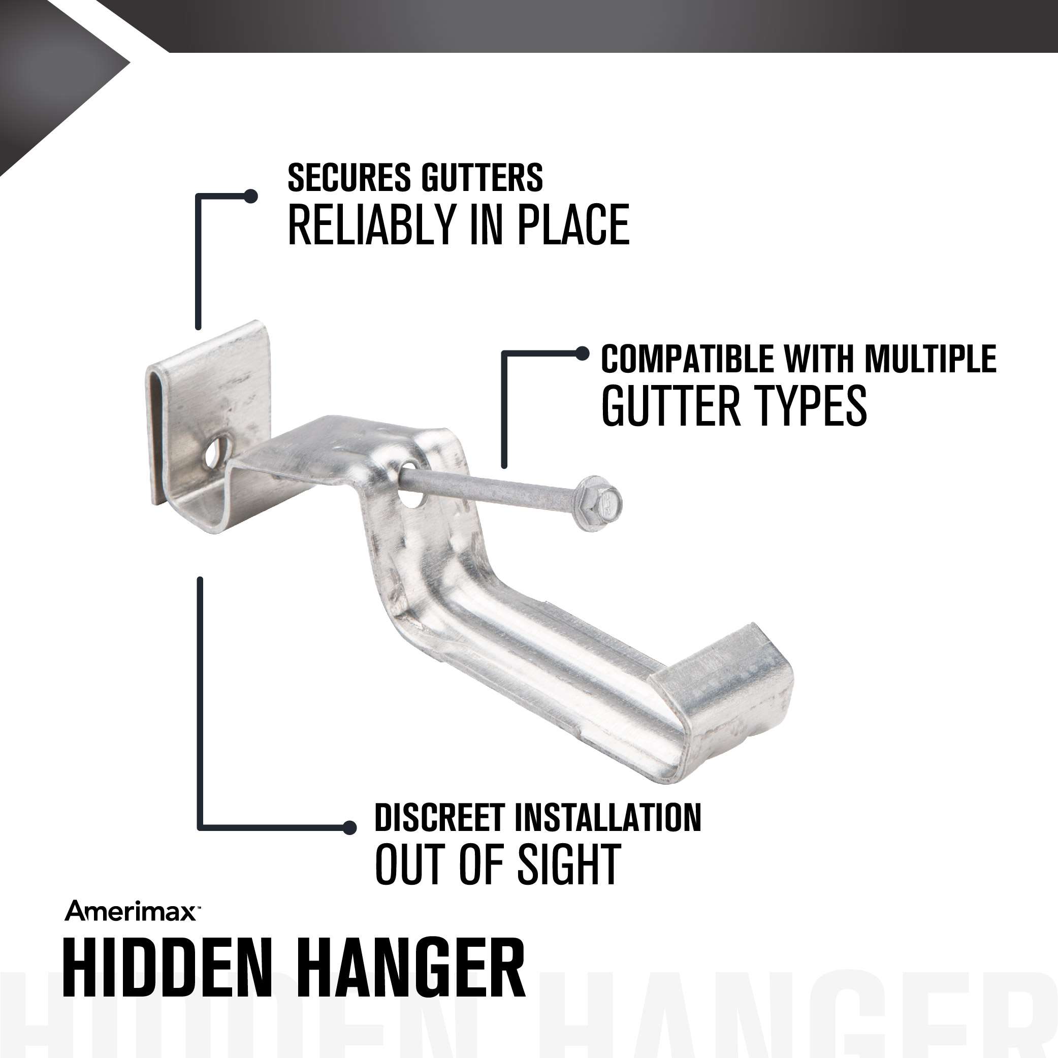 Amerimax 21812HP Gutter-Hangers-Brackets - View #2