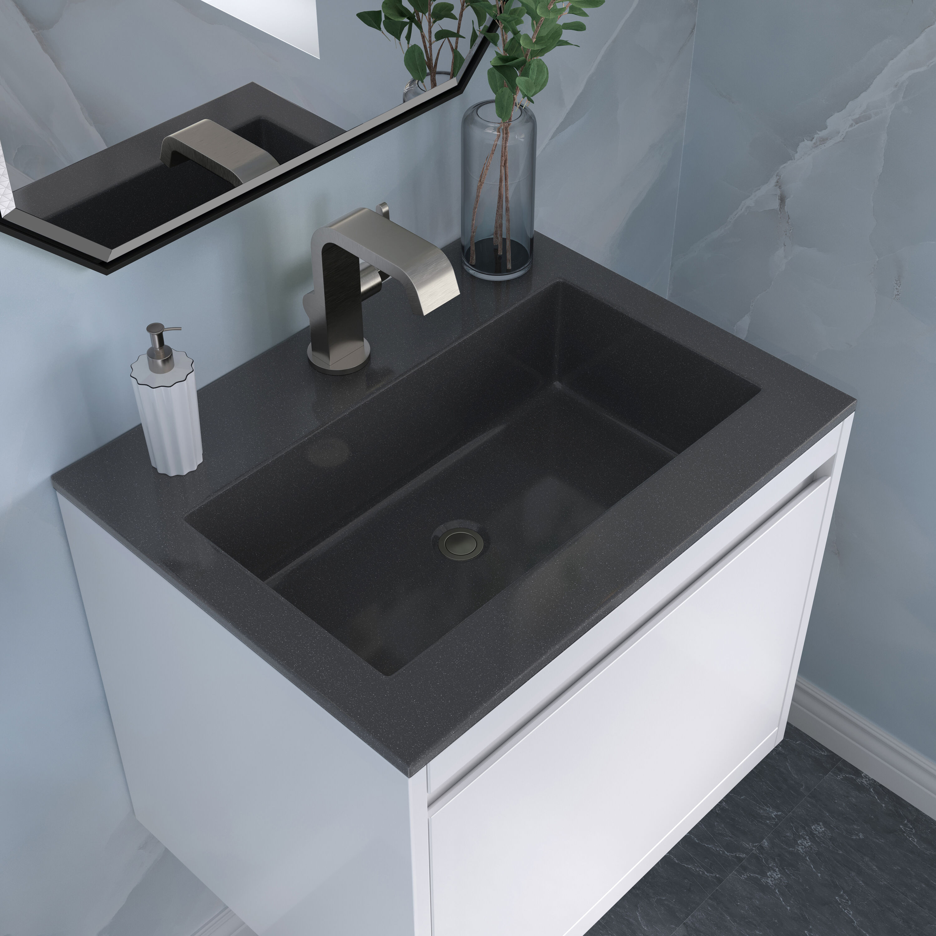James Martin Vanities 805-V23.6-GW-BN-CH Bath-Vanity-Combo - View #7