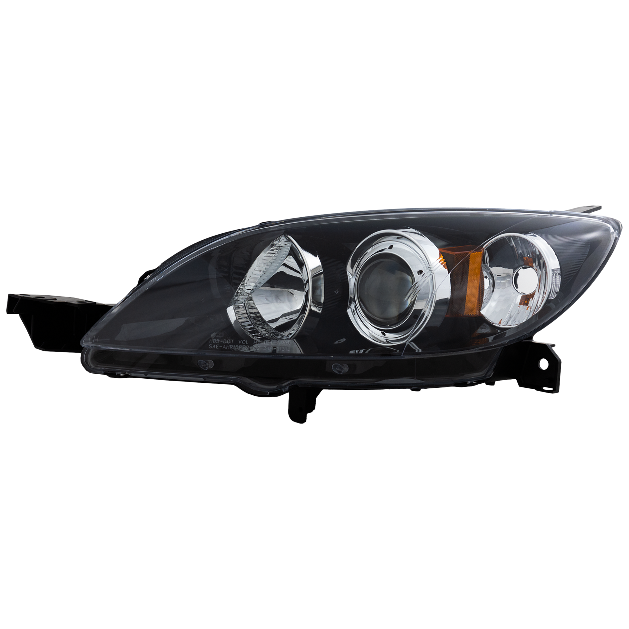 Garage-Pro GPM100166Q Driver Side Headlight For Mazda 3 2004-2009 Halogen Without Bulb(s) Capa Hatchback Replaces# Bn8f510l0e