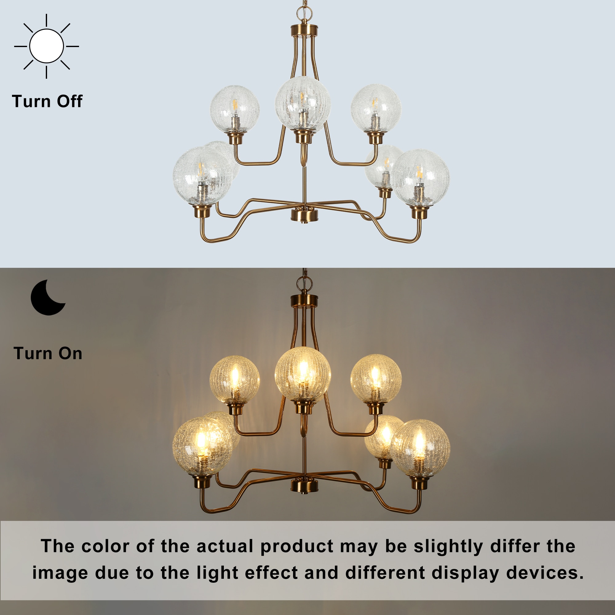 Metropolitan N1868-760 Niu 22 Light 39 inch Coconut Shell