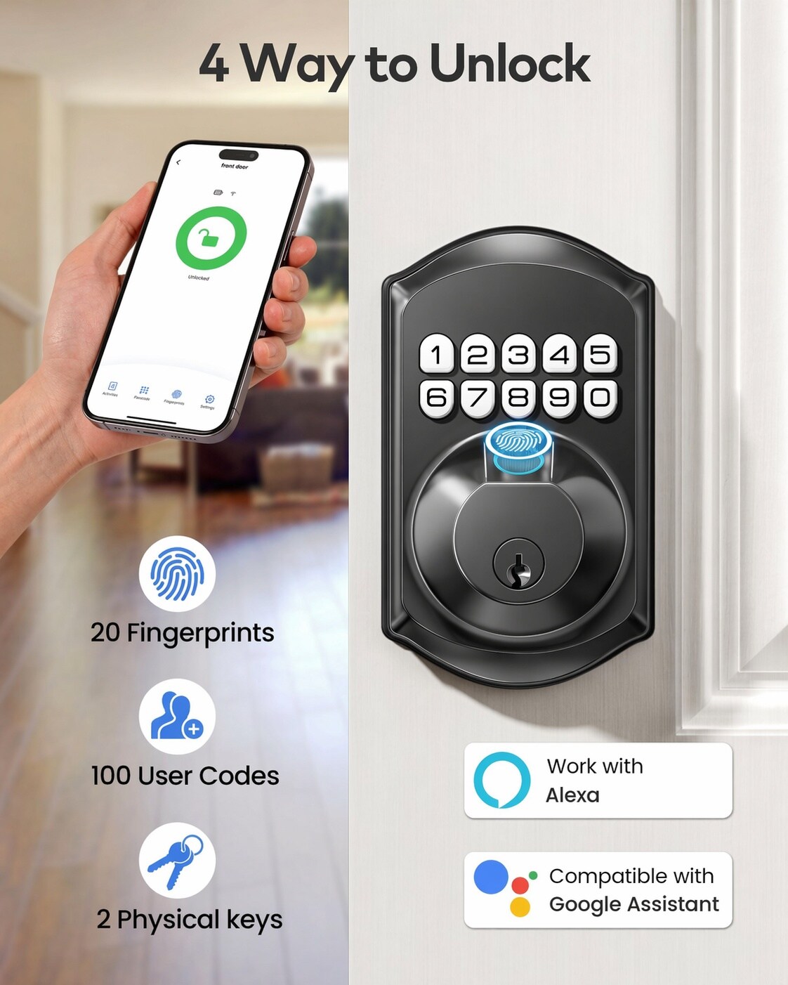 Oyezvary LOZ0728O060 Electronic-Door-Locks - View #4