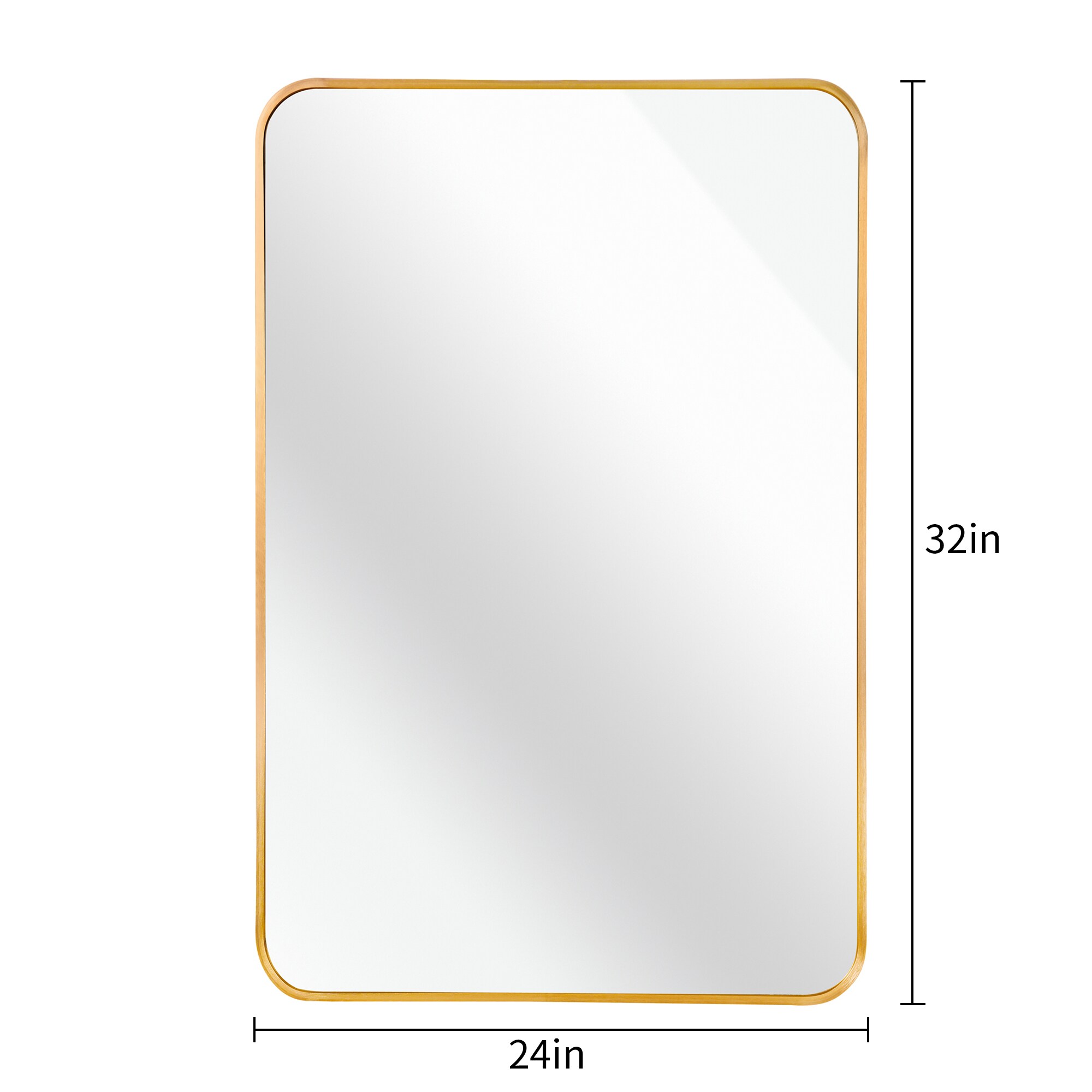 Forclover HUC-RE2432GD Framed-Bath-Mirrors - View #2
