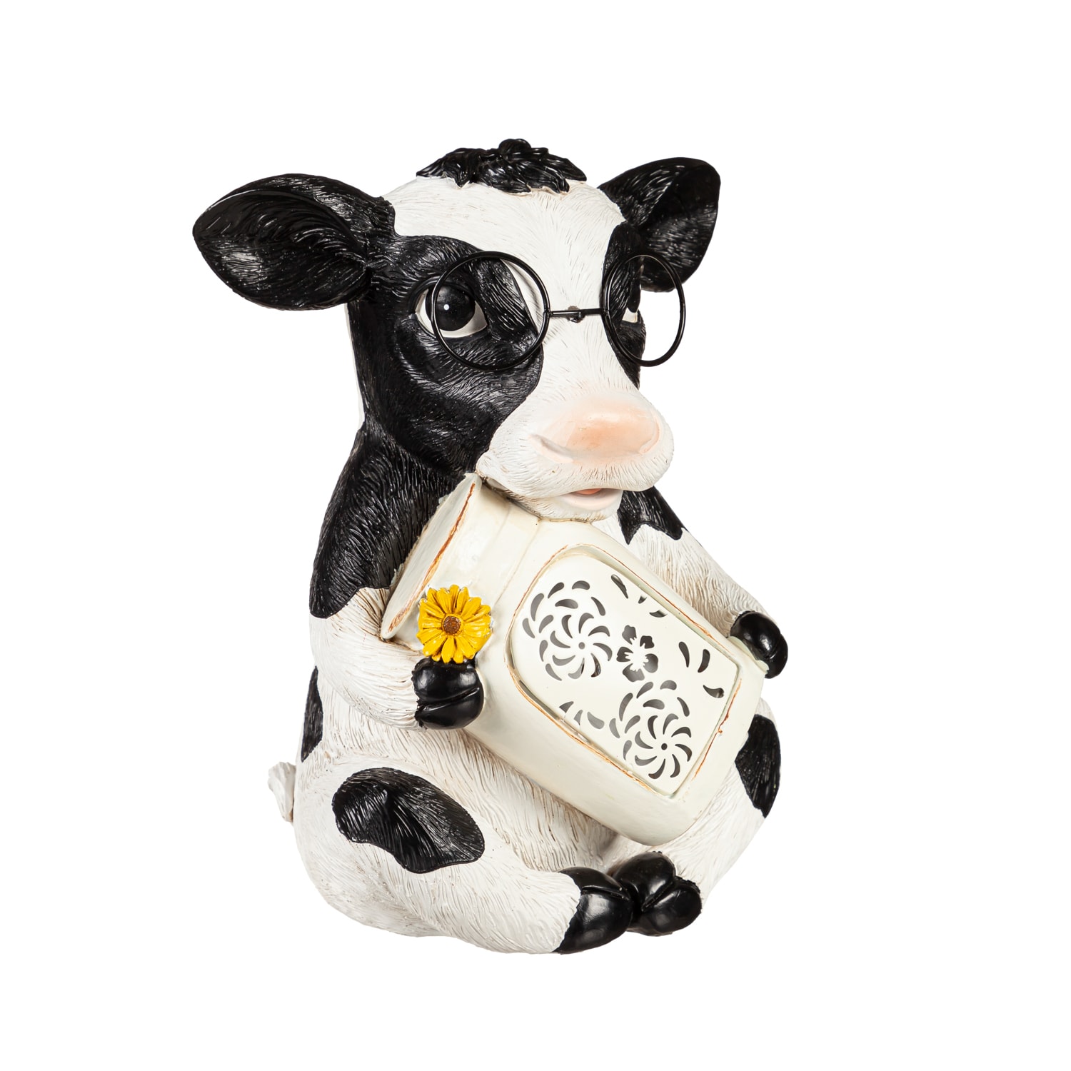 Evergreen 2SP8498 7.68-Inches H x 5.12-Inches W White Animal Garden Statue