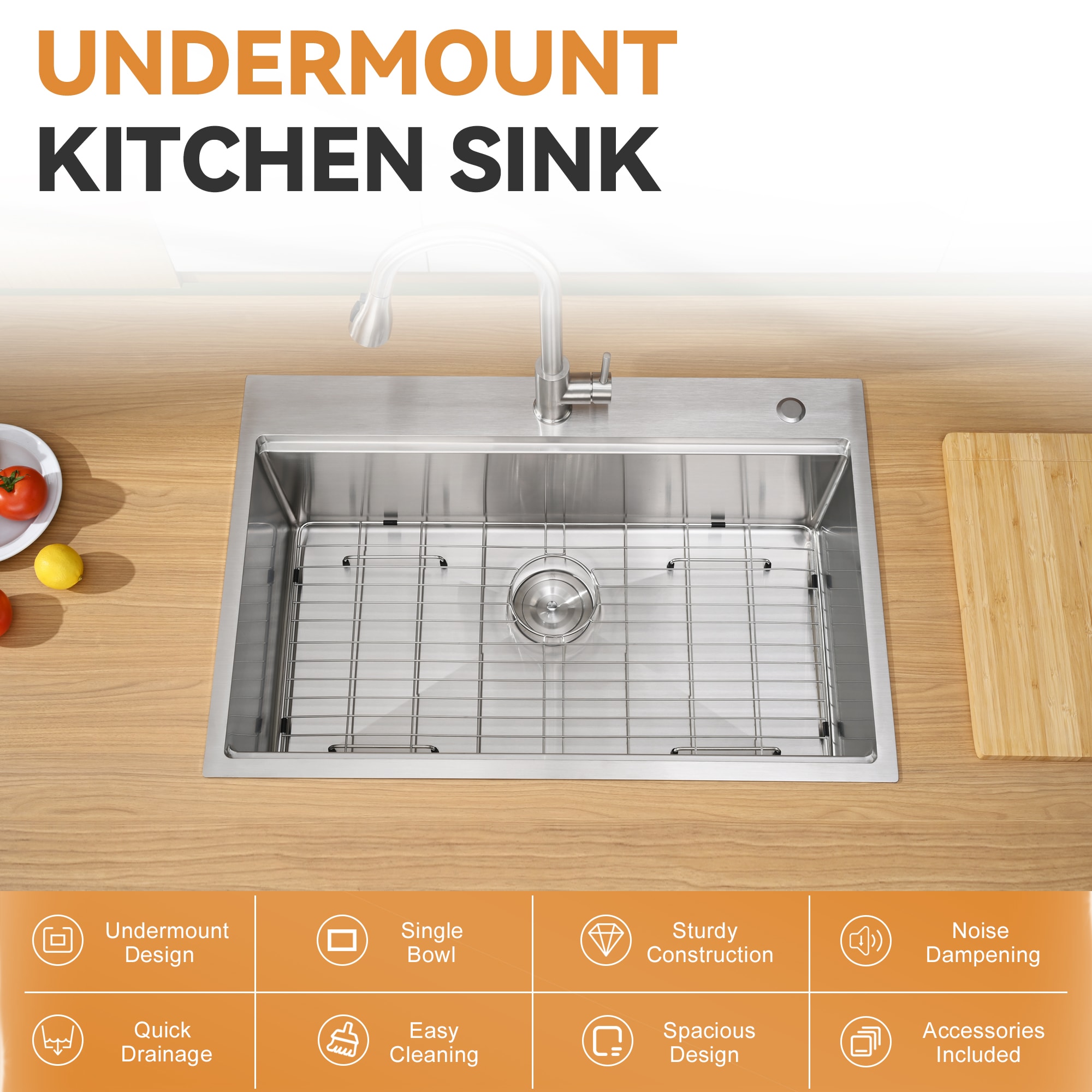 Miuara KS02-BR-332208-D Kitchen-Sinks - View #4