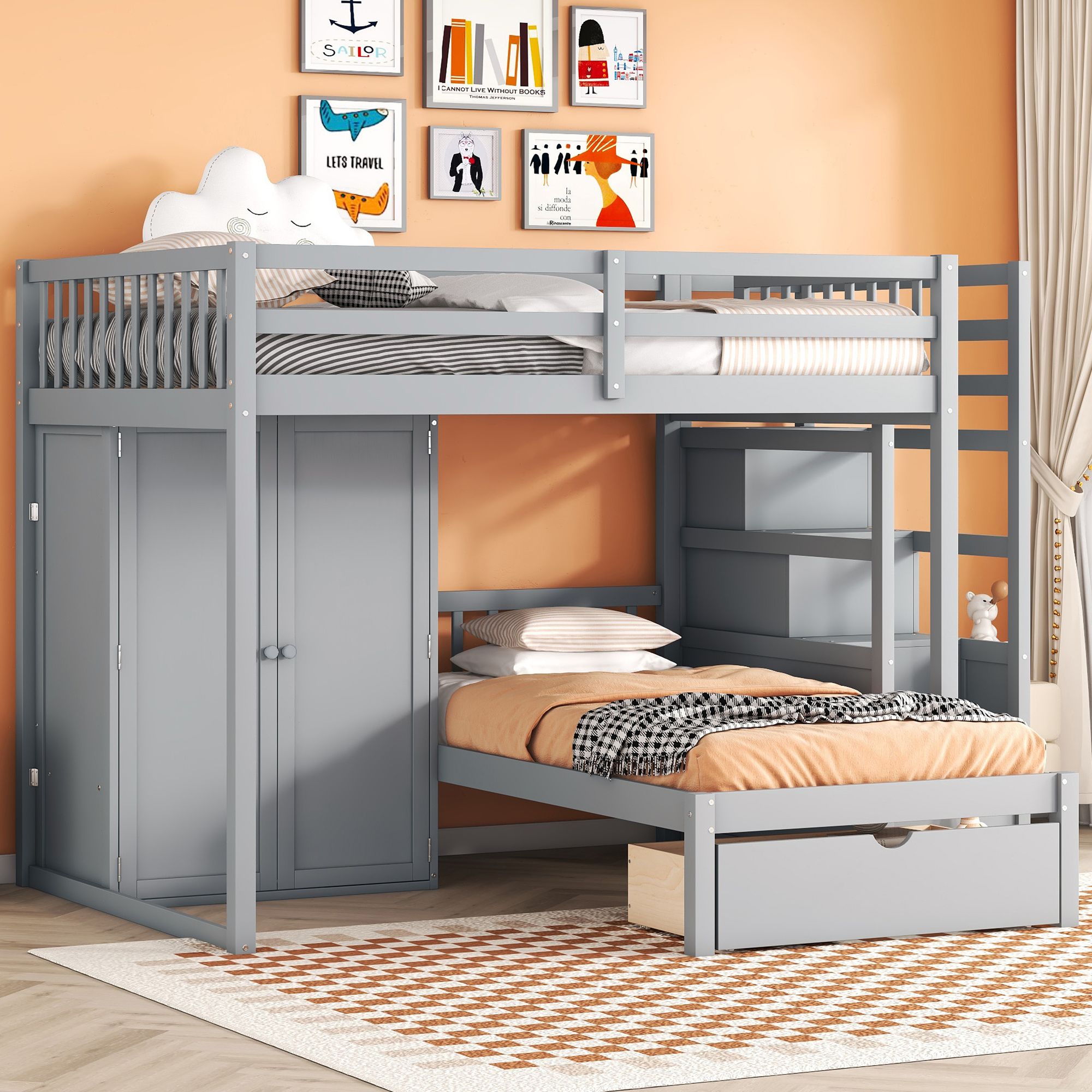 Yiekholo LL-1818AAE Bunk-Beds - View #3
