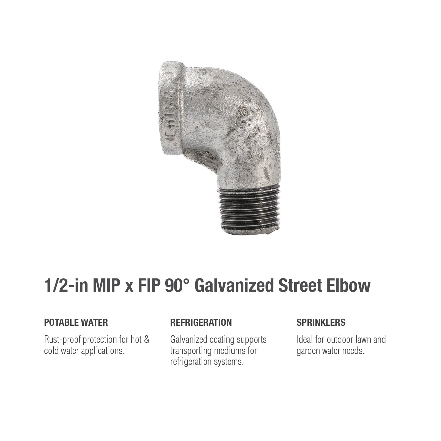 RELIABILT 60203 Galvanized-Fittings - View #5