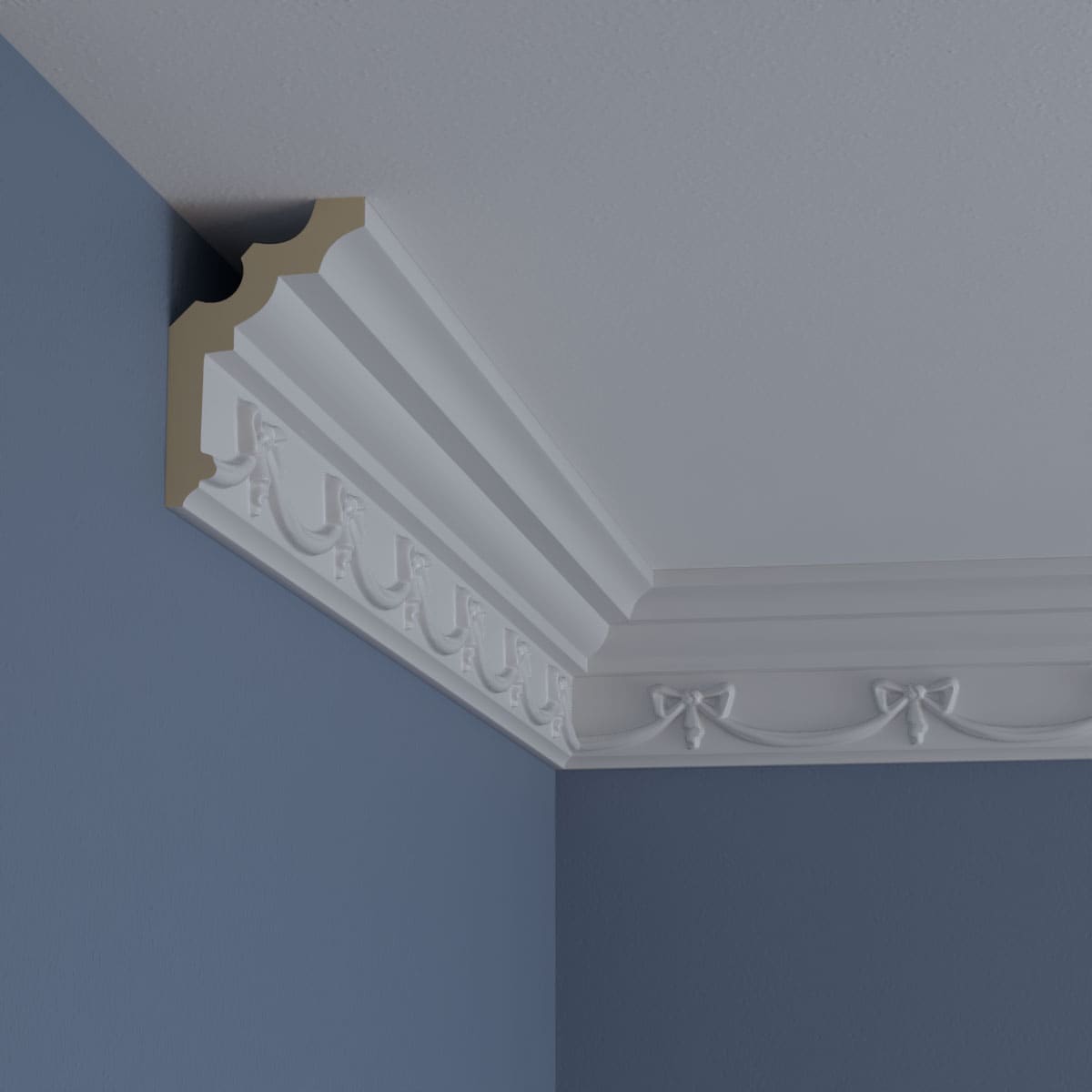 Ekena Millwork MLD04X03X05VE-CASE-8 Crown-Moulding - View #10