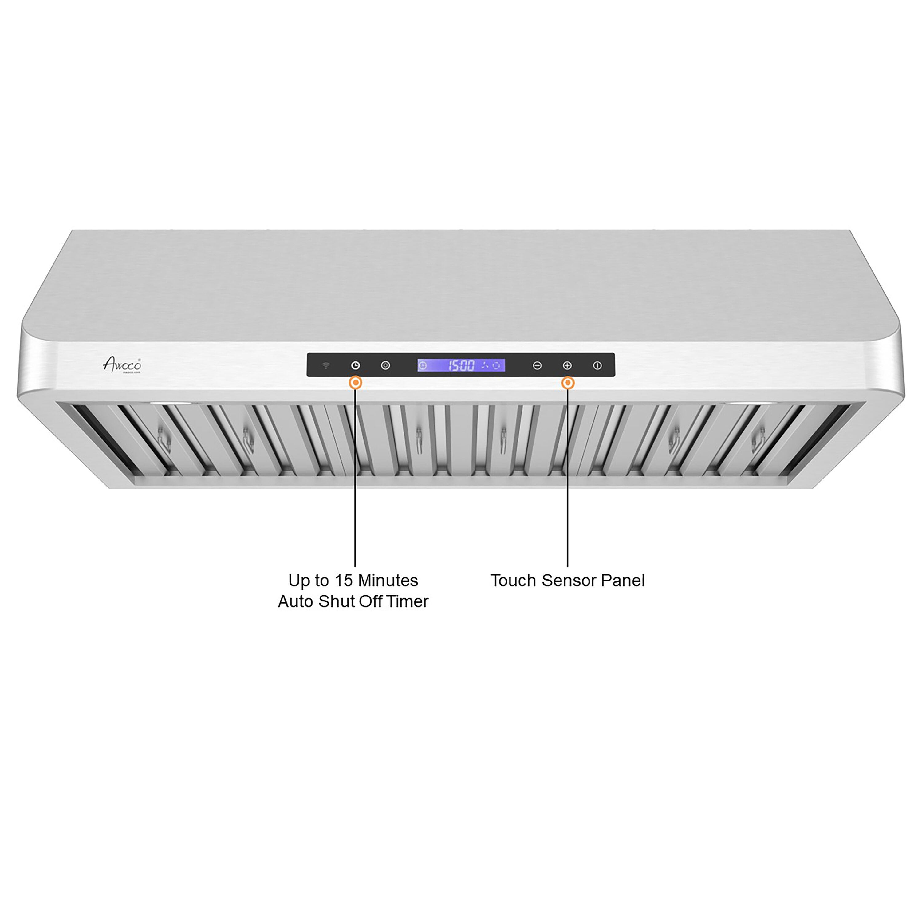 Awoco RH-S10-36E Undercabinet-Range-Hoods - View #3