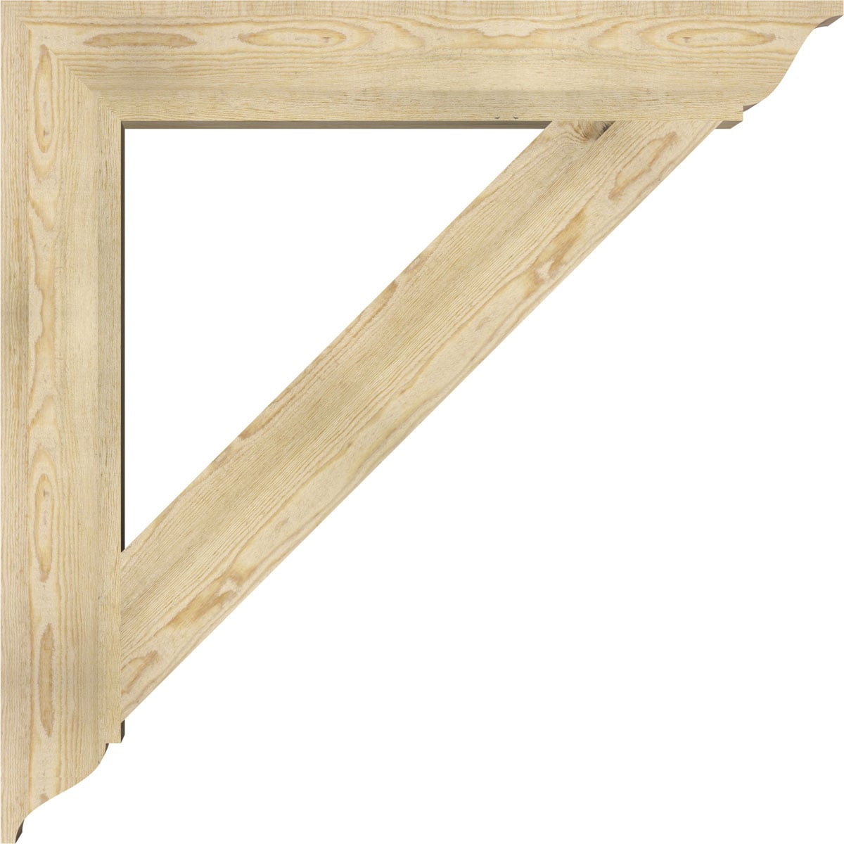 Ekena Millwork BKT06X42X42TRA01RDF Exterior-Brackets-Braces - View #3