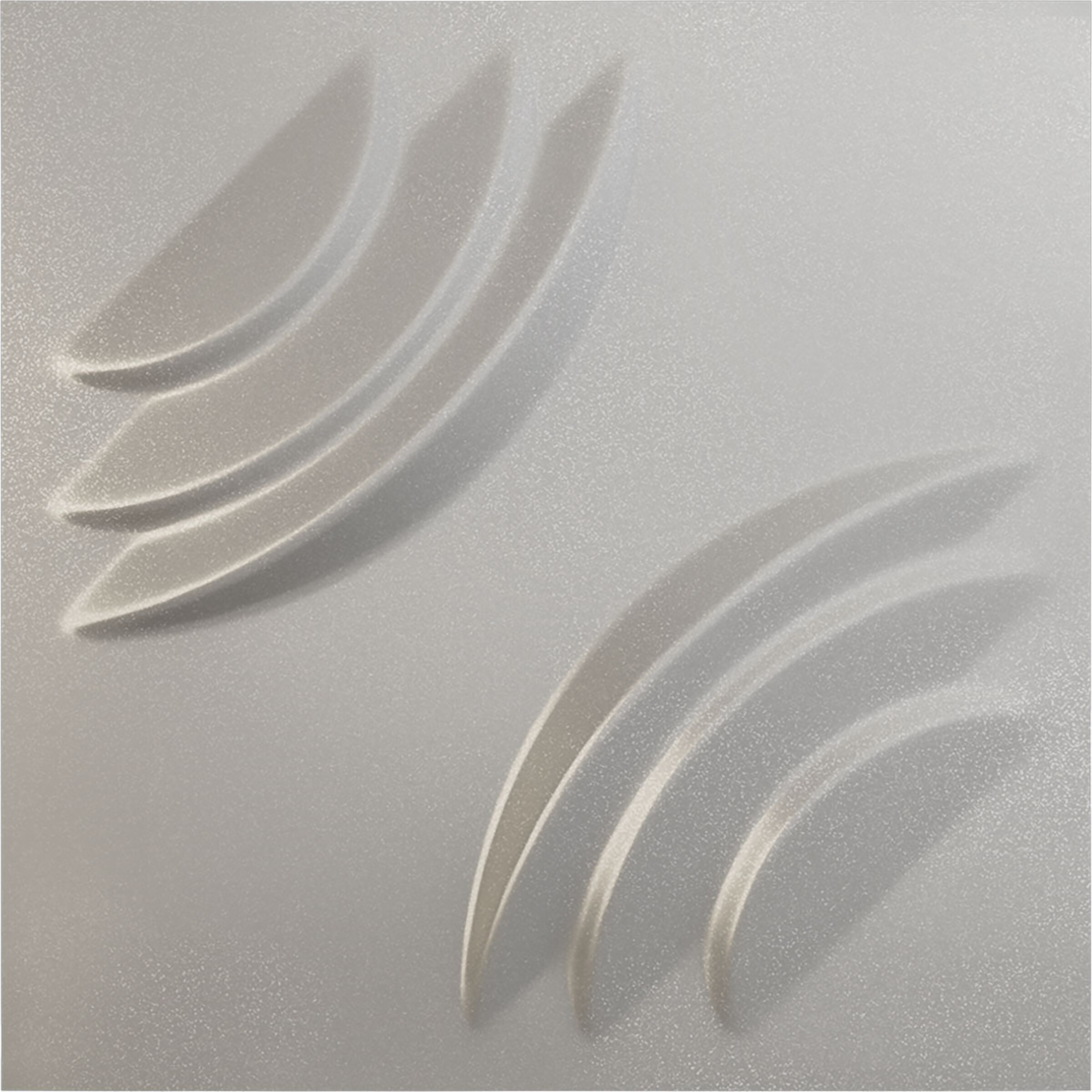 Ekena Millwork WP12X12ARASV 11-7/8-in x 11-7/8-in Embossed Paintable/Stainable Silver PVC Wall Panel ( 0.98-sq ft )